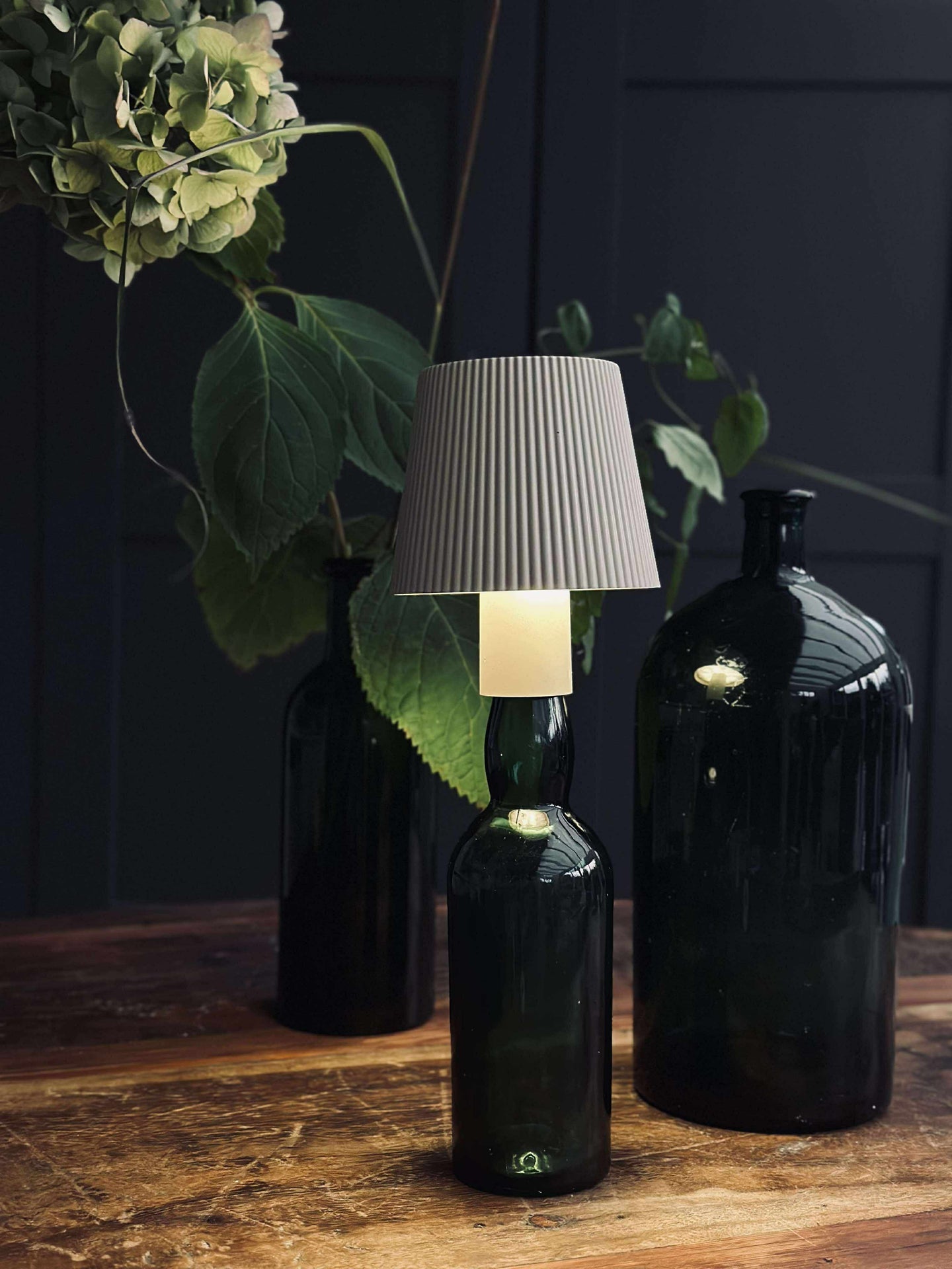 LED-Lampe für Weinflasche - Creme MIX