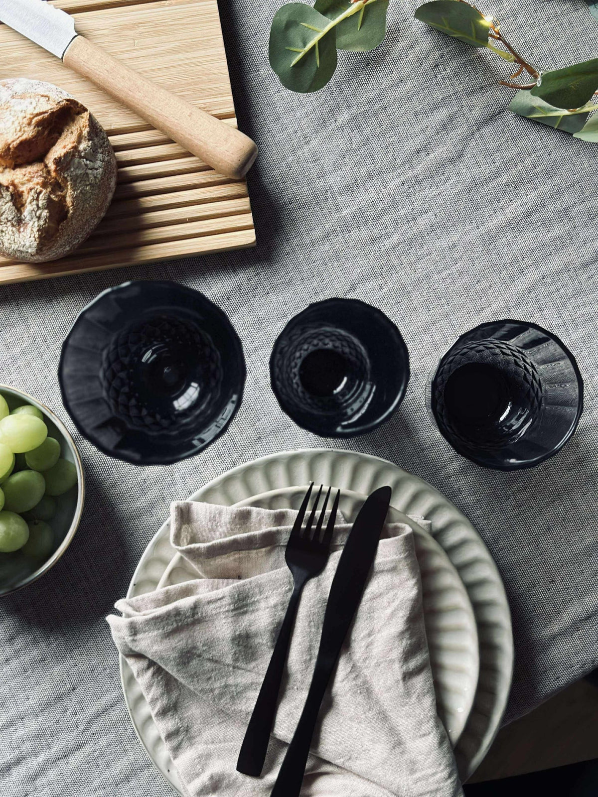 Weinglas Sanna grey