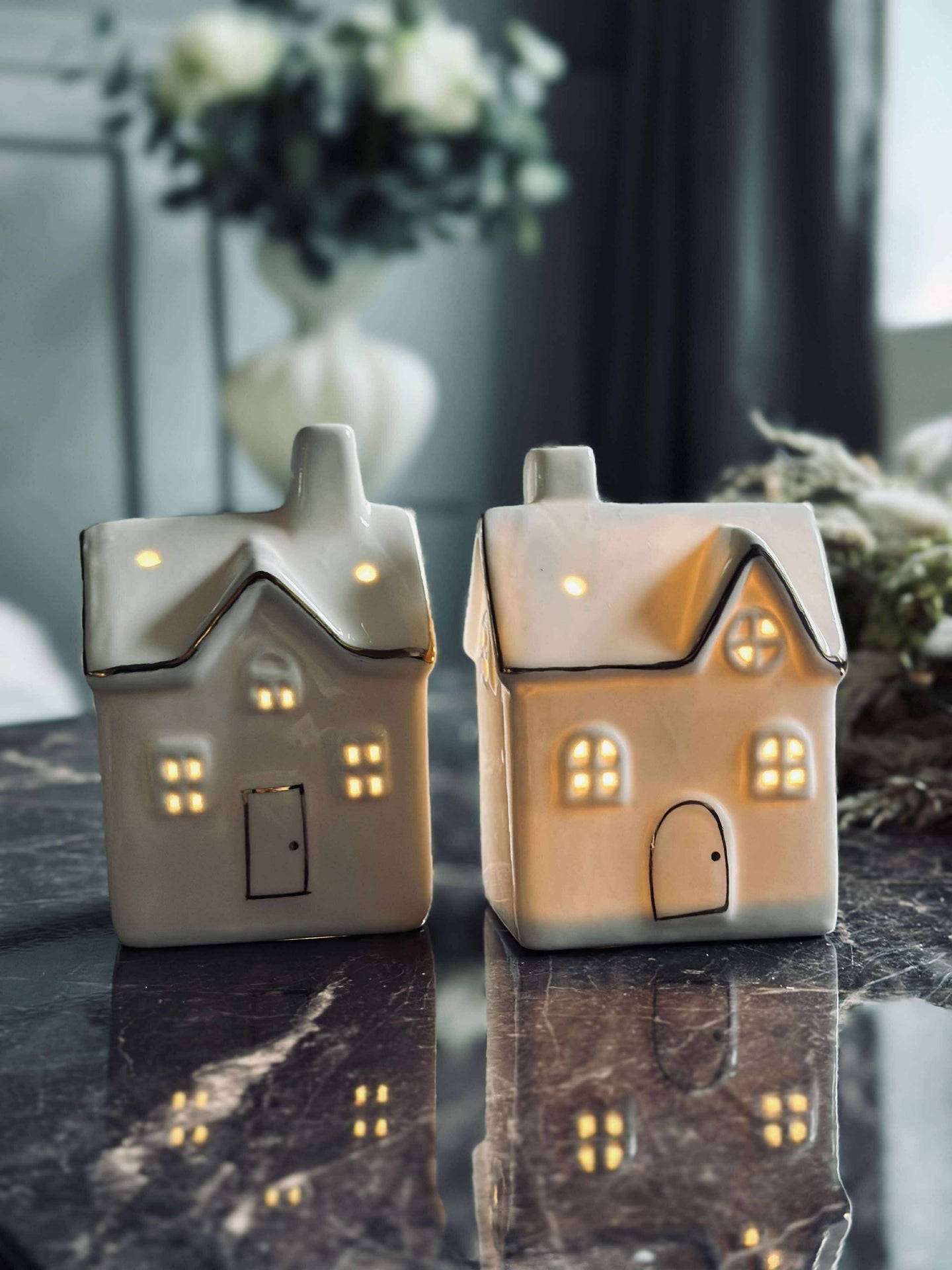 Lichthaus mit LED-Licht - WHITE MIX