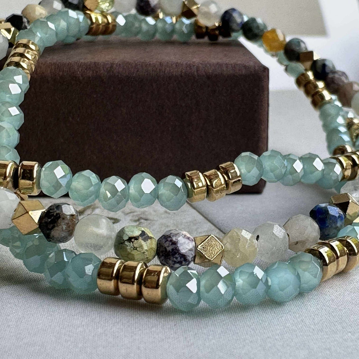 Armband Marika Aqua - Set mit 3 Stück