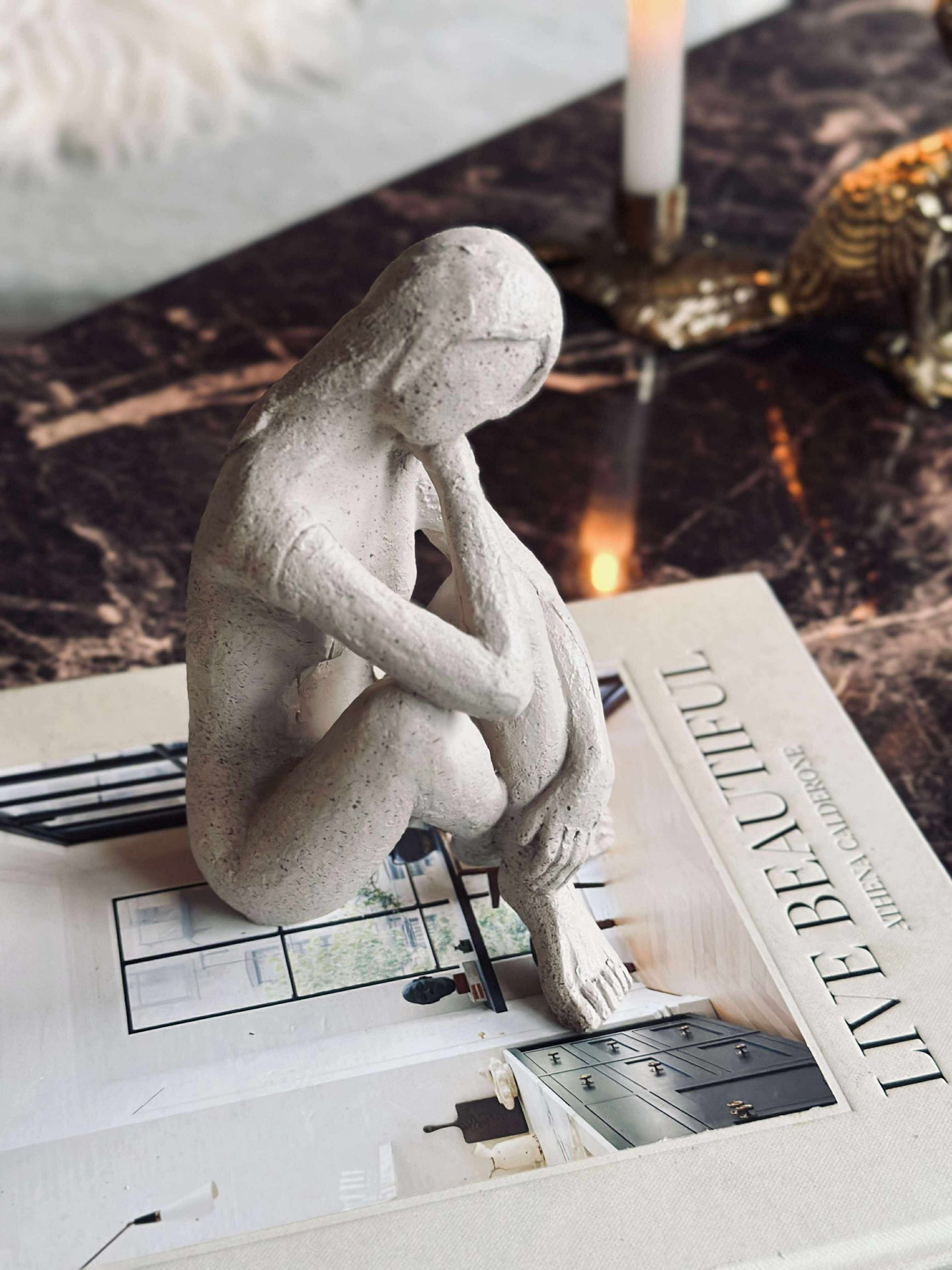 Figur - Beige-Mix