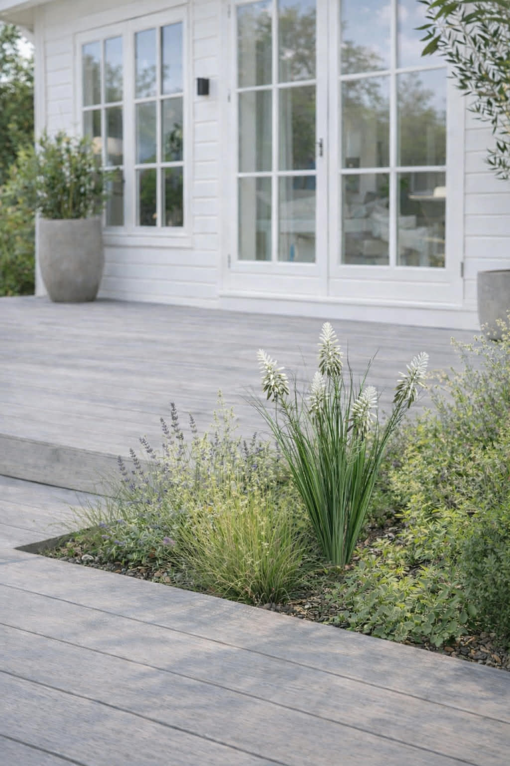 Weiße Lupine im Strauß für innen und außen - 70 cm