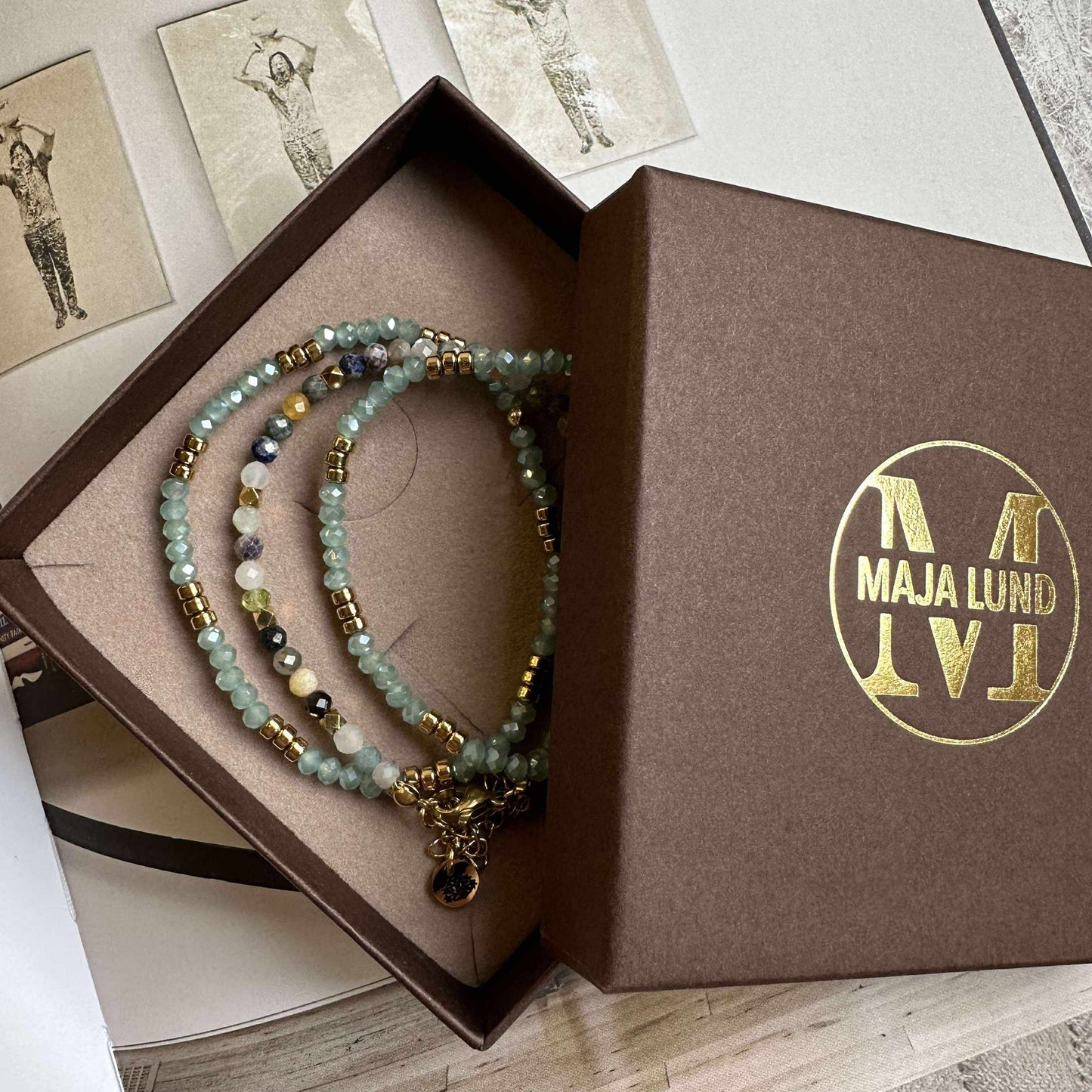 Armband Marika Aqua - Set mit 3 Stück