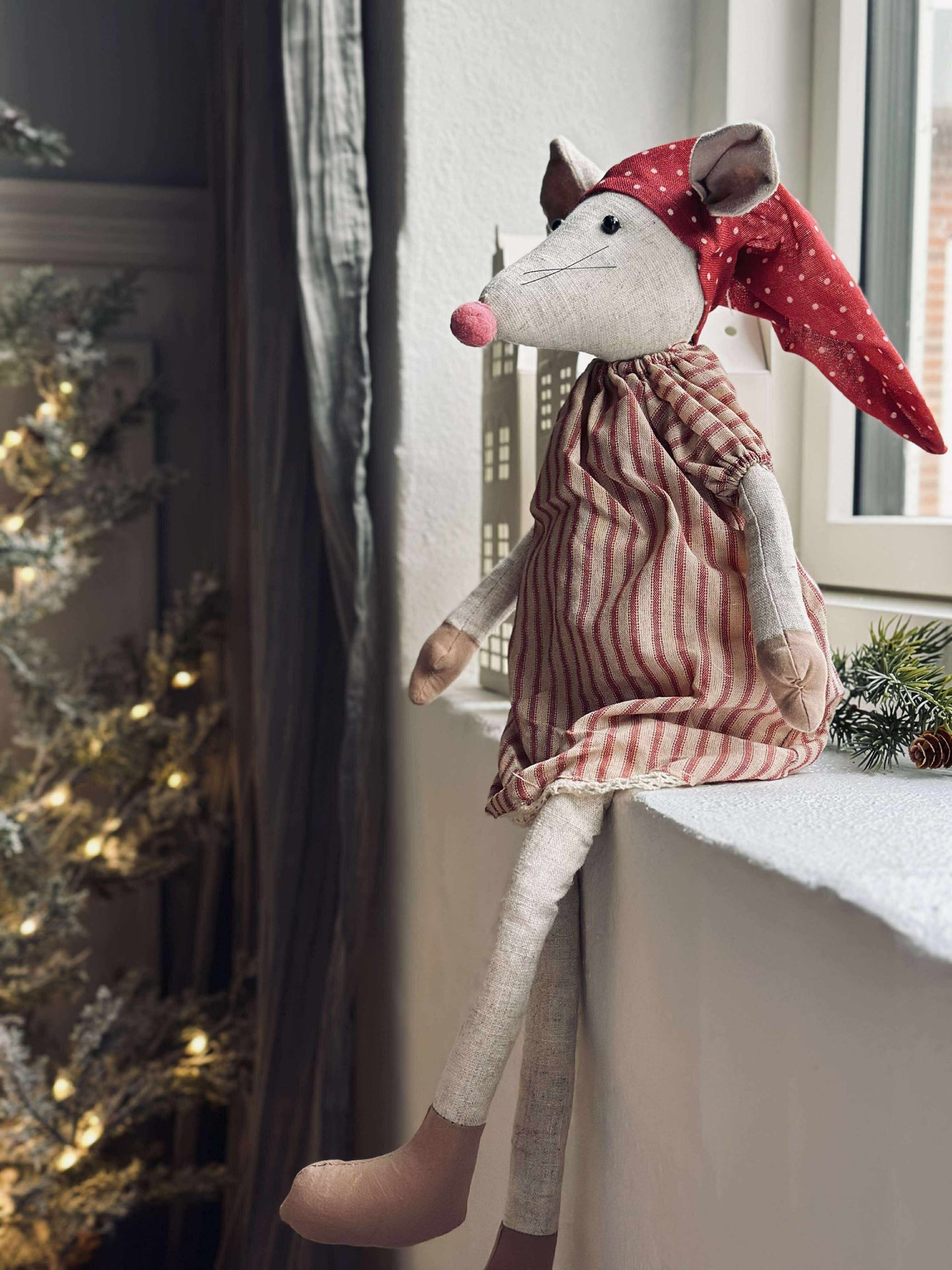 Weihnachtsmaus 70 cm