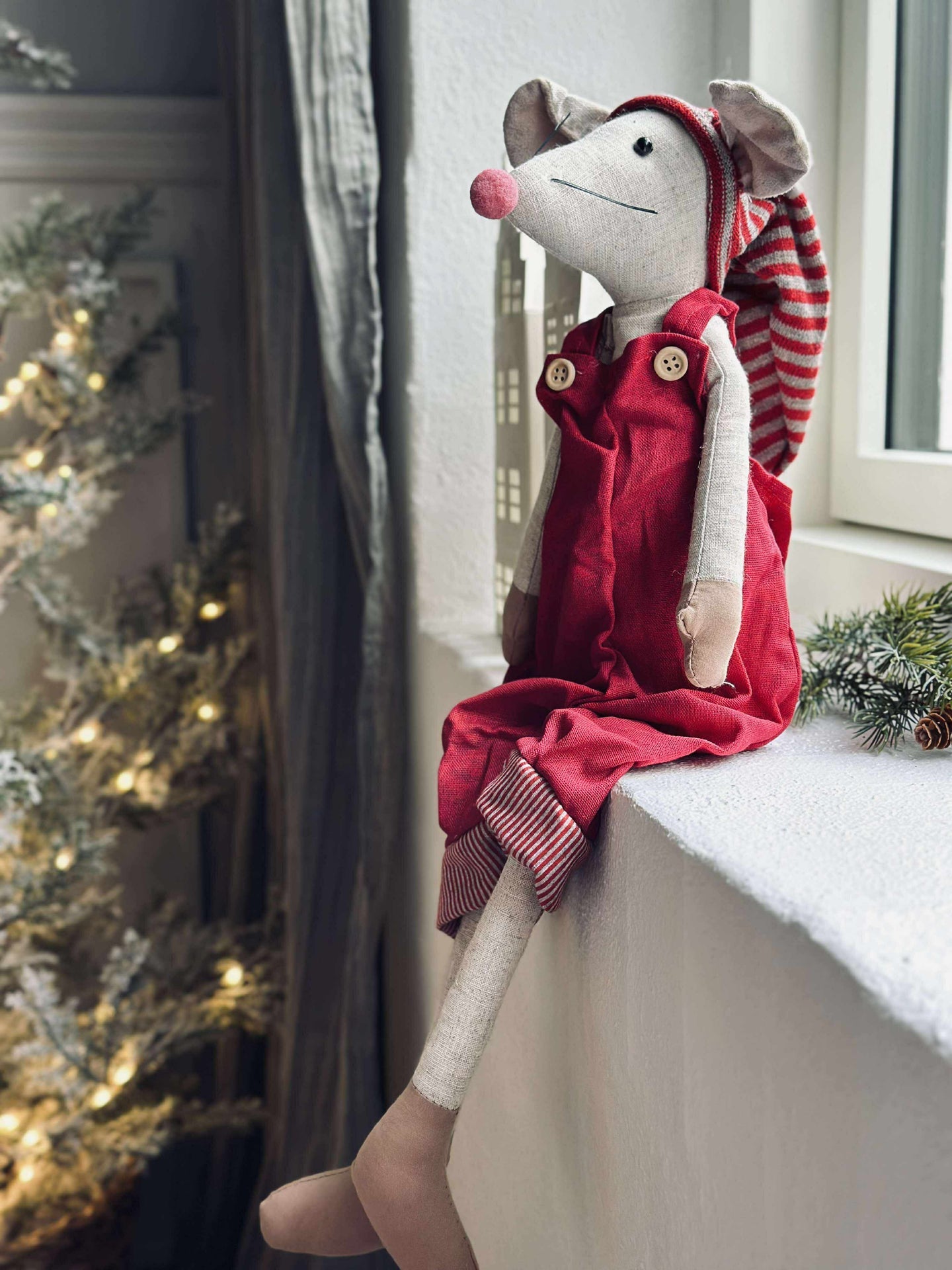Weihnachtsmaus 70 cm