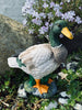 Gartenfigur Ente - Grün