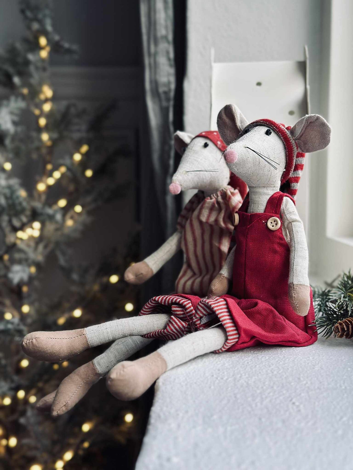 Weihnachtsmaus 47 cm