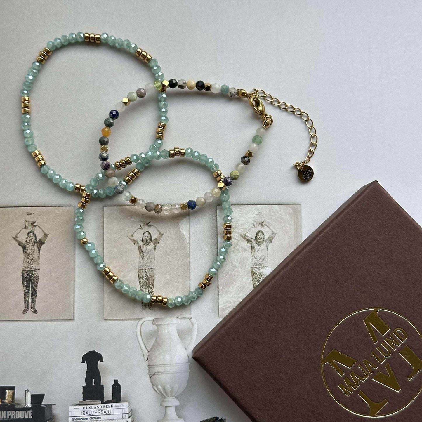 Armband Marika Aqua - Set mit 3 Stück