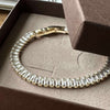 Tennisarmband Thelma mit Zirkonia - vergoldet