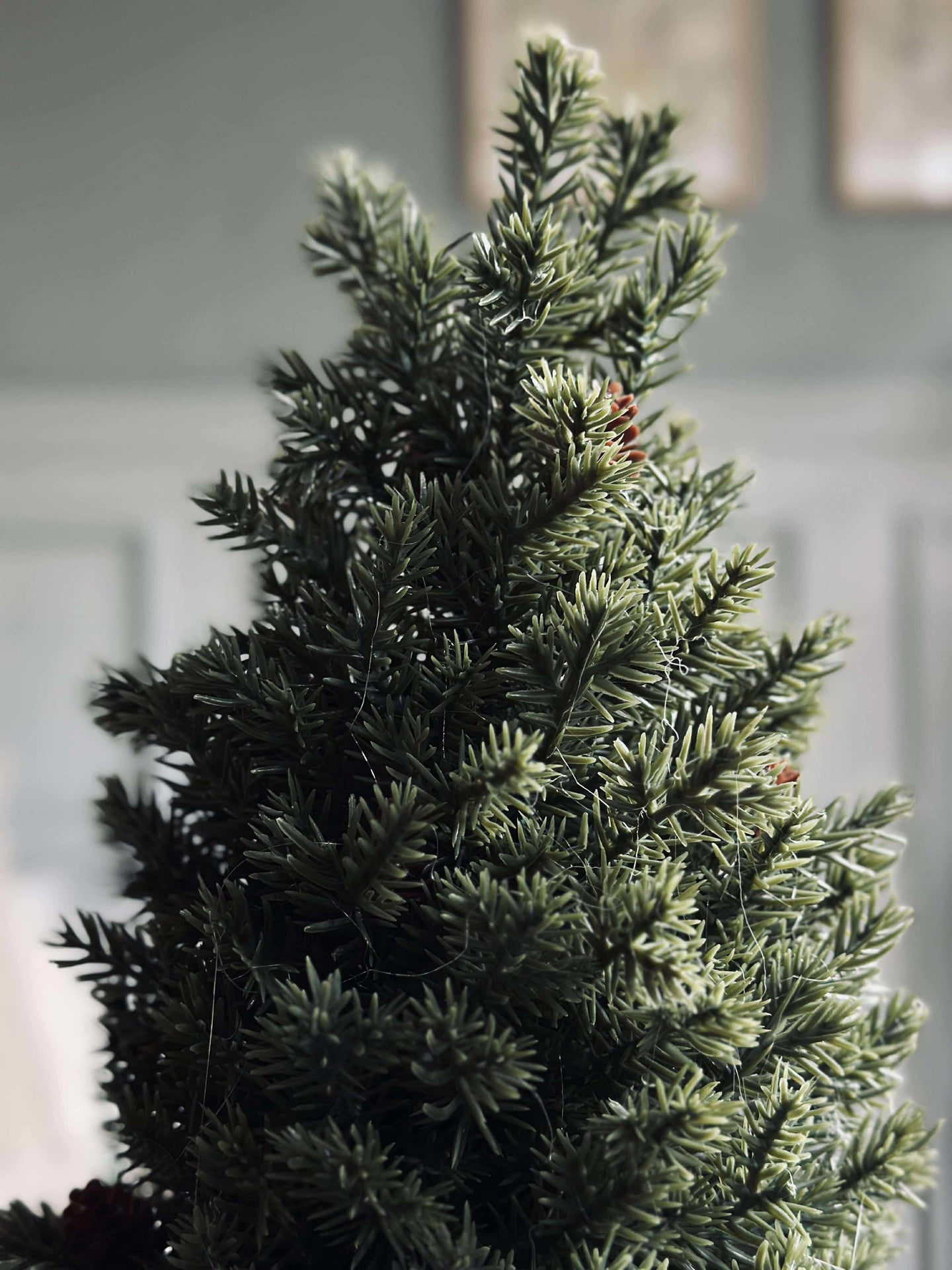 Weihnachtsbaum mit Lichterkette - 50 cm.