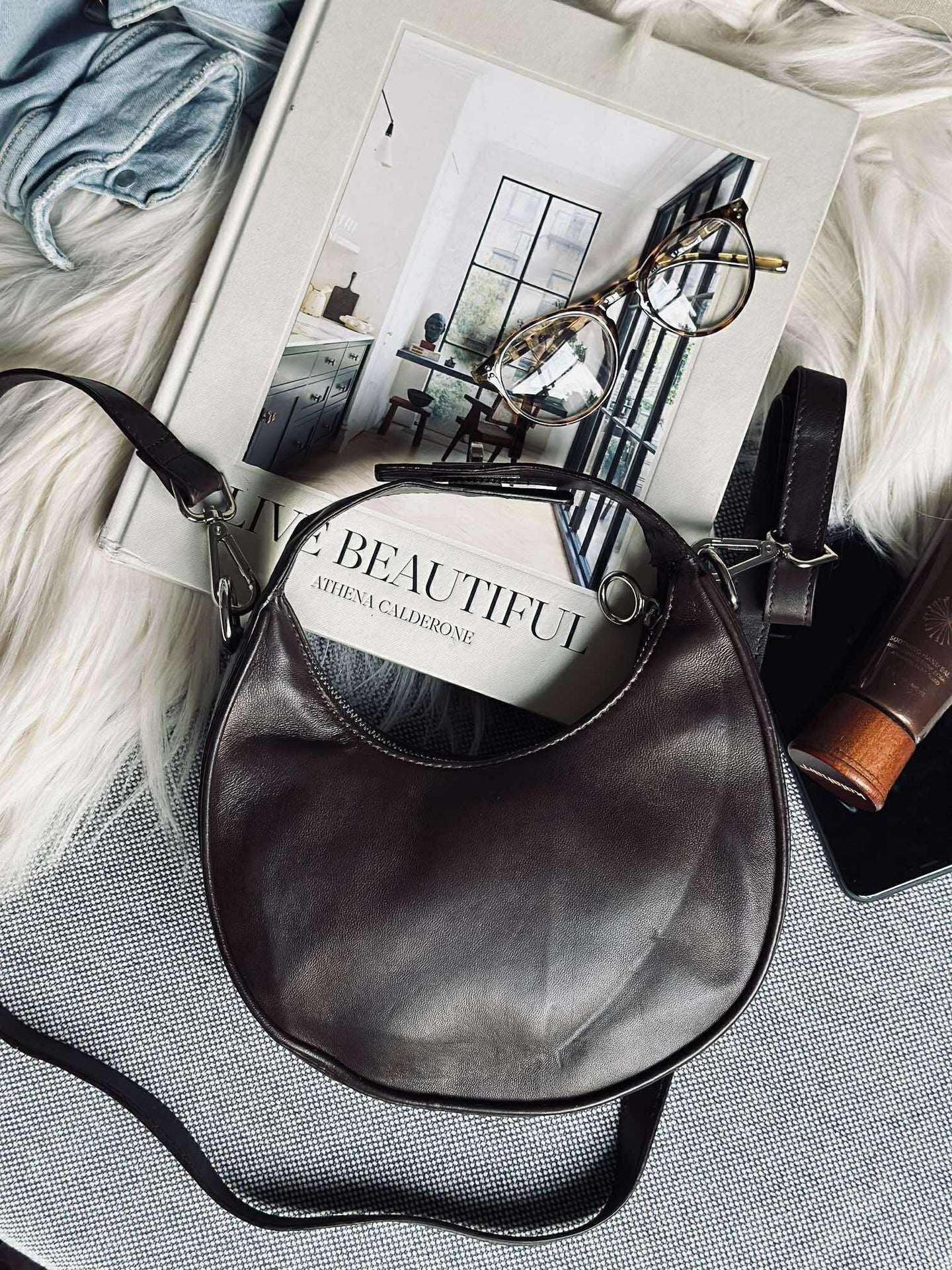 Handtasche Espresso