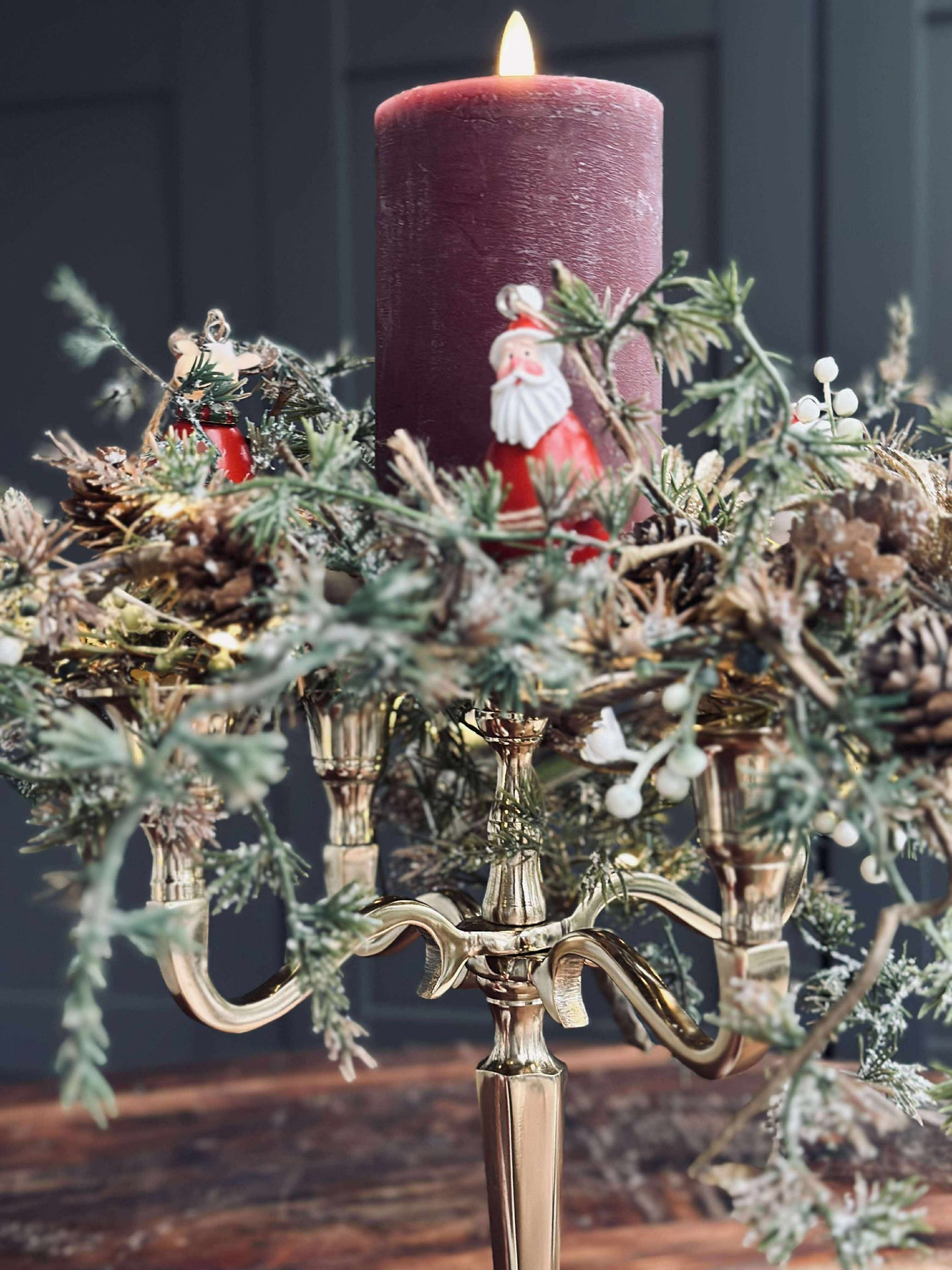 Kerzenständer Alu Gold - 5-armig