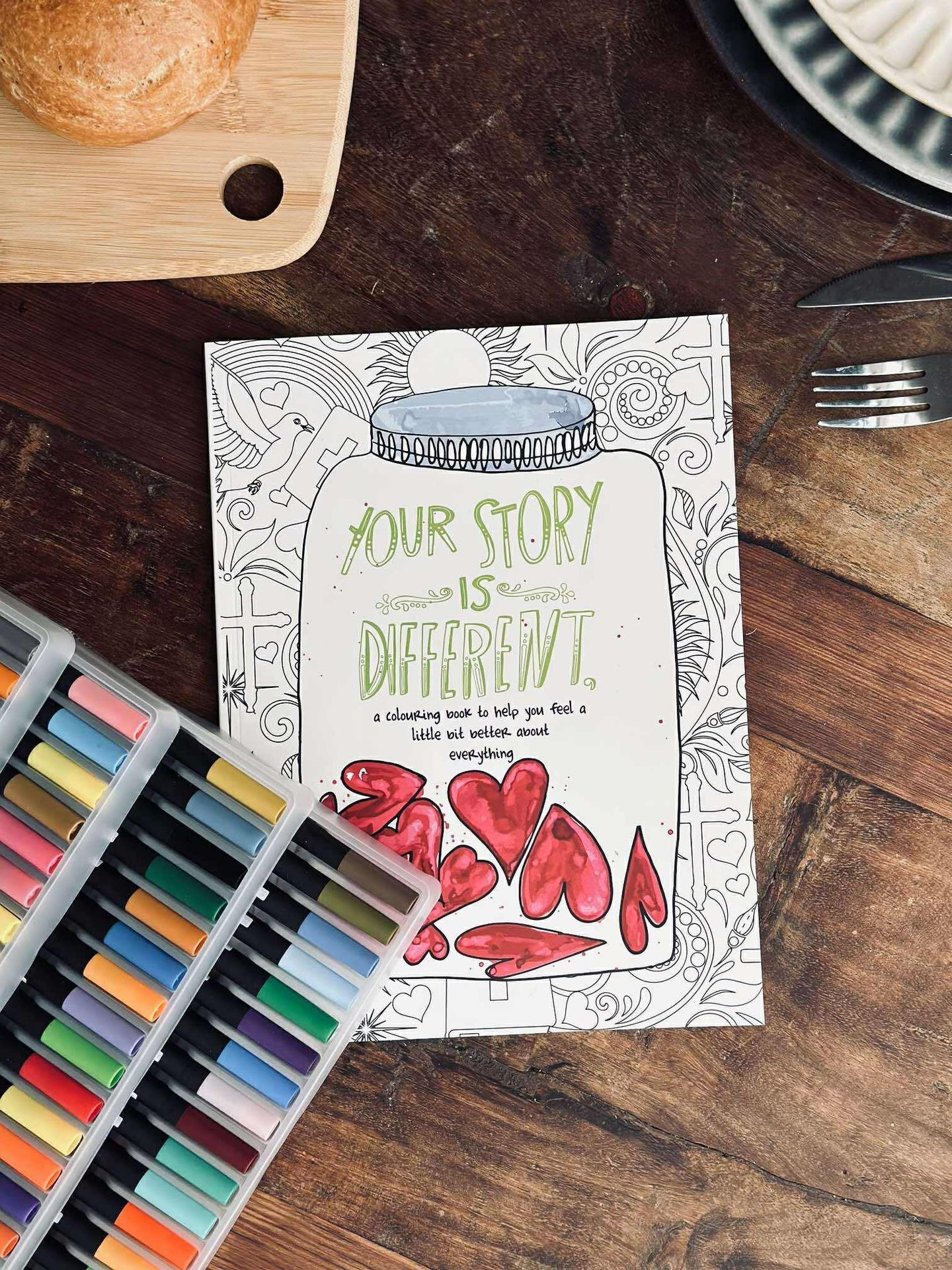 Malbuch für Erwachsene - Your Story Is Different