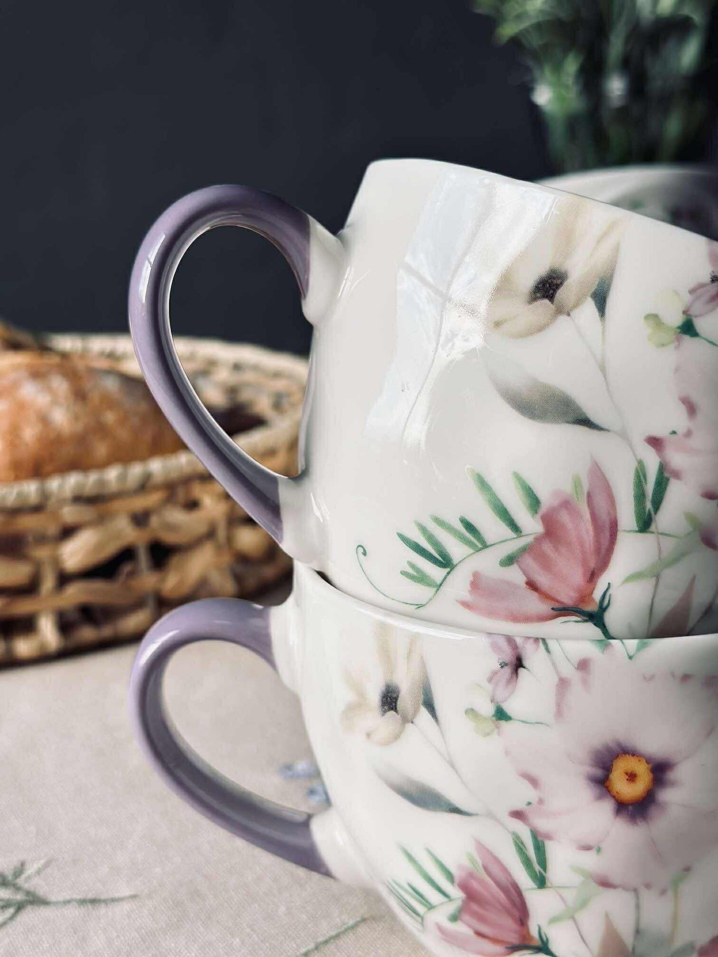 Becher Flora Lila