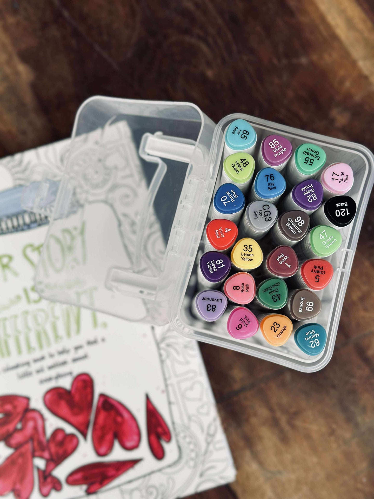 24 doppelte Marker - Wasserbasierte Twinmarker