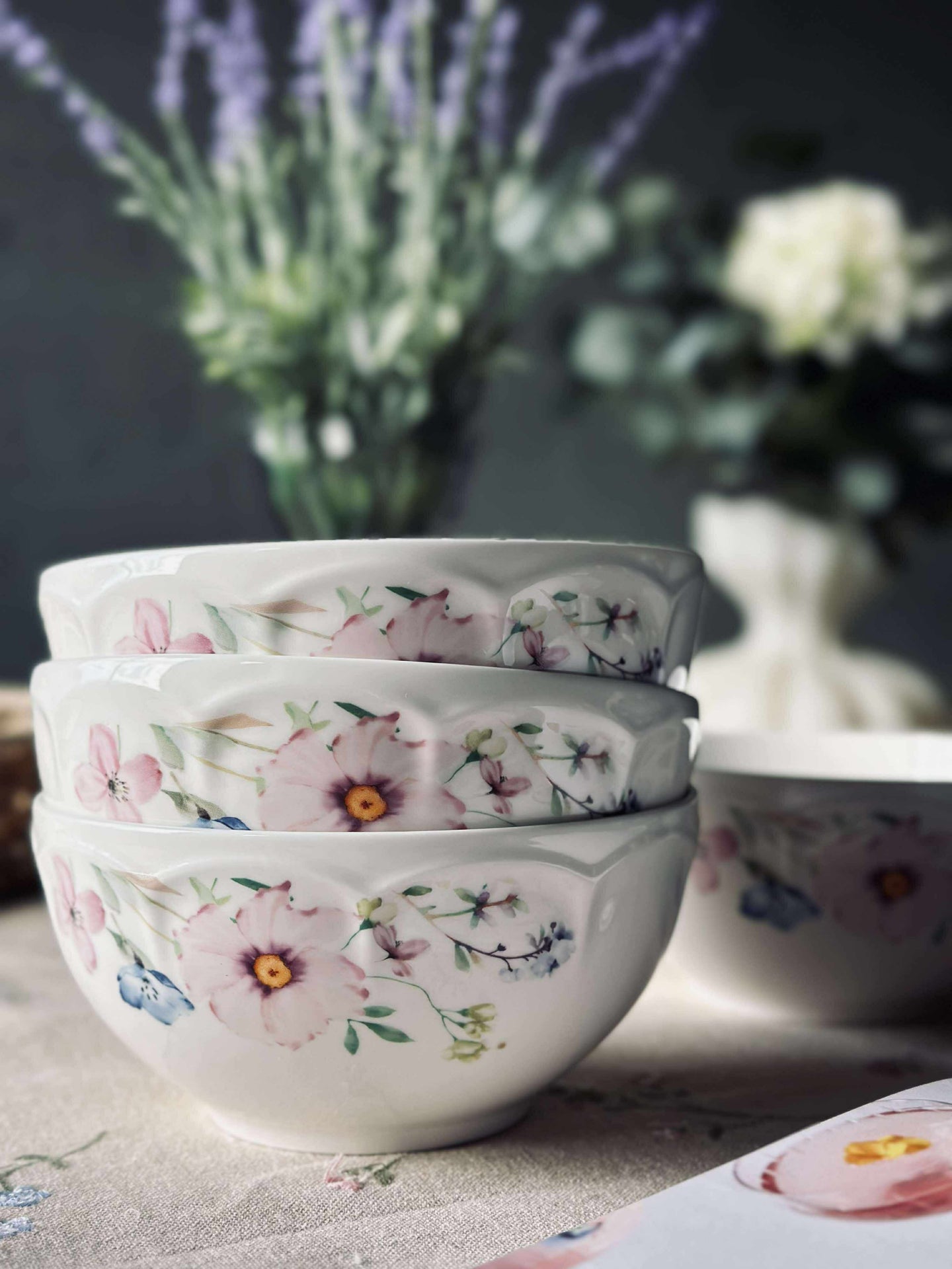 Schale Flora Lila