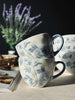 Becher Flora Blau