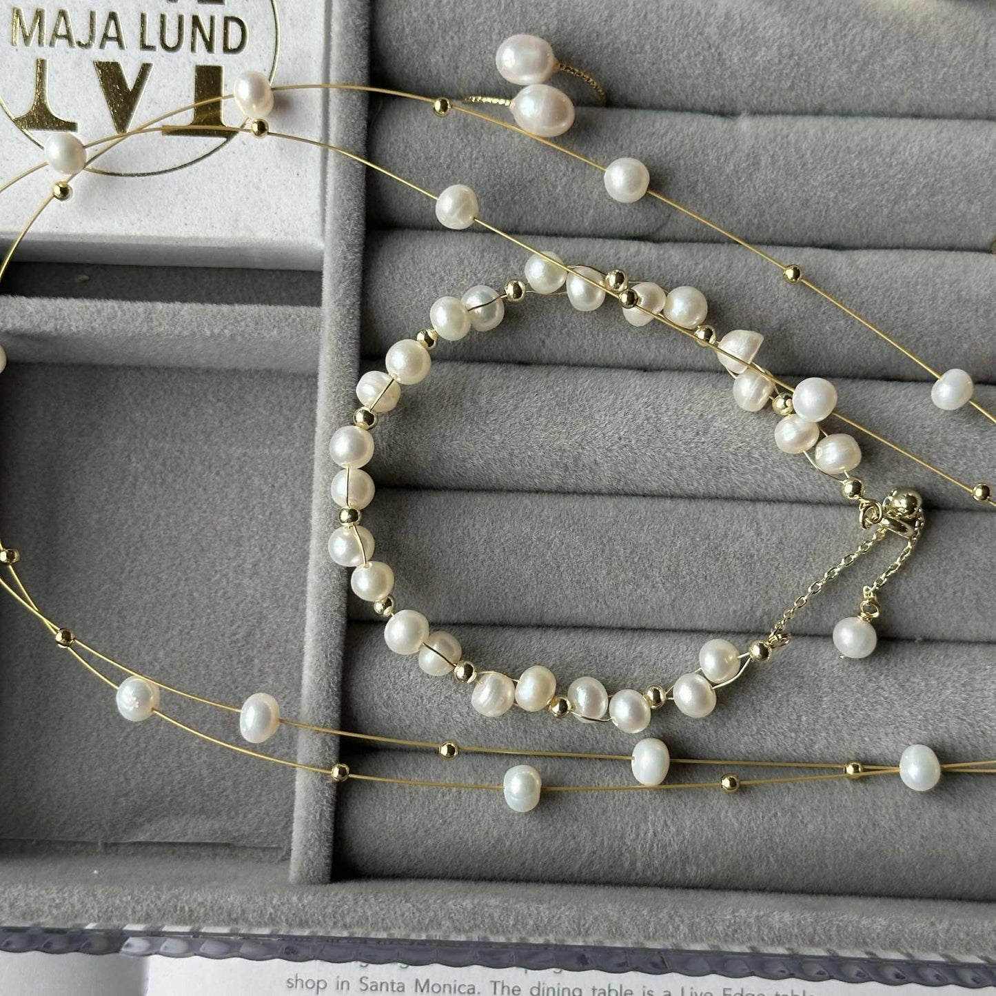 Armband Miko - mit echten Süßwasserperlen