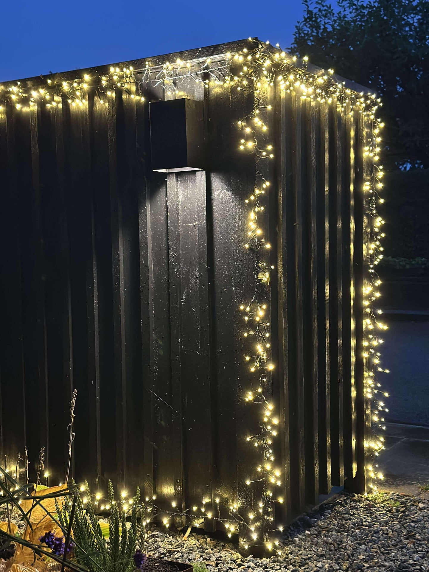 Lichterkette CLUSTER - Warmweiß