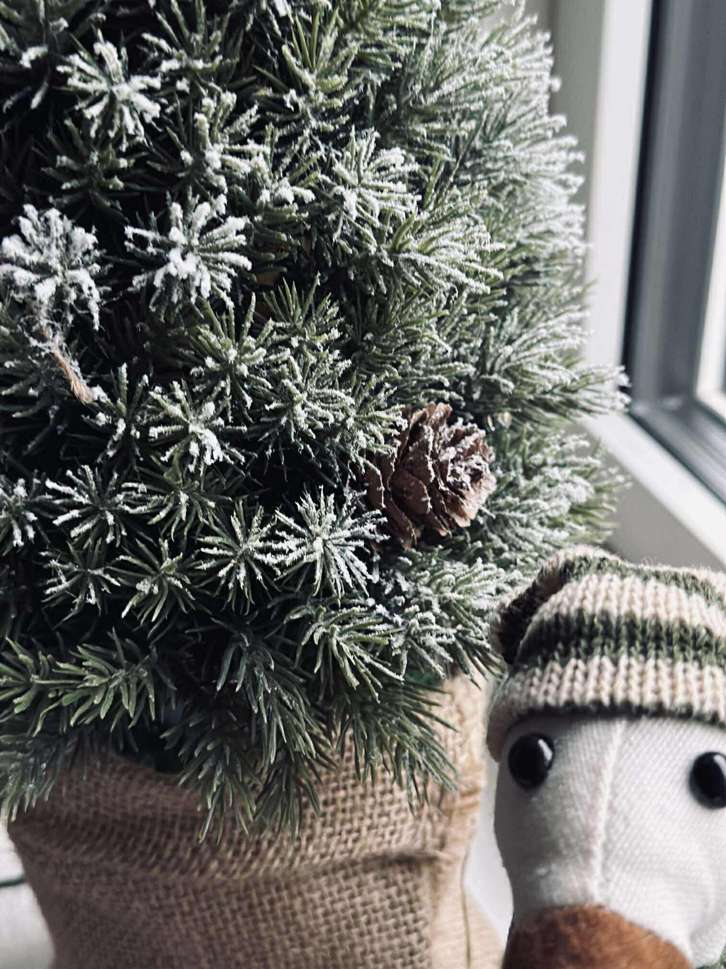Baum mit Lichterkette