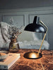 Tischlampe Retro - Schwarz / Gold