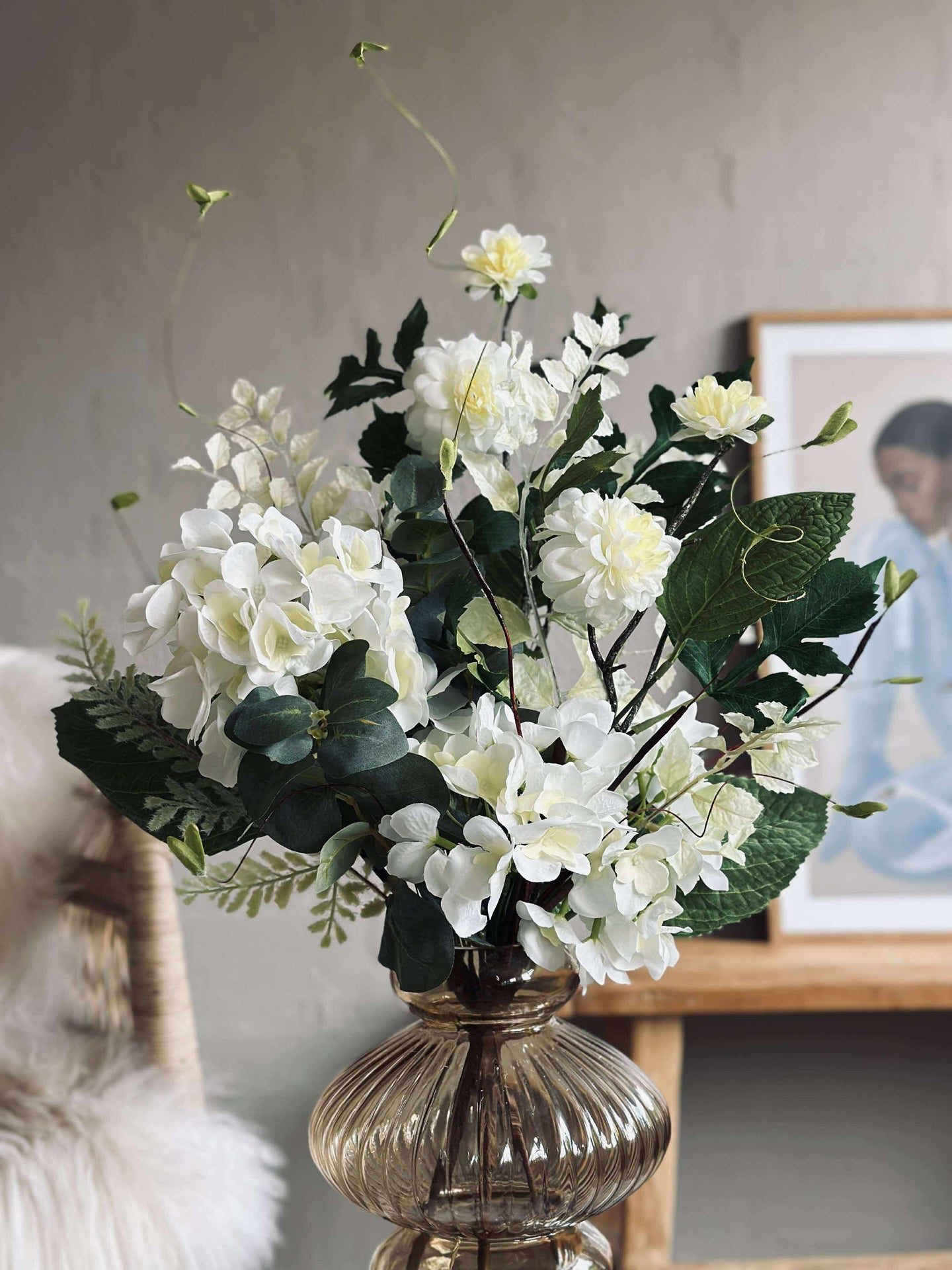 Blumenstrauß Hortensie - Weiß