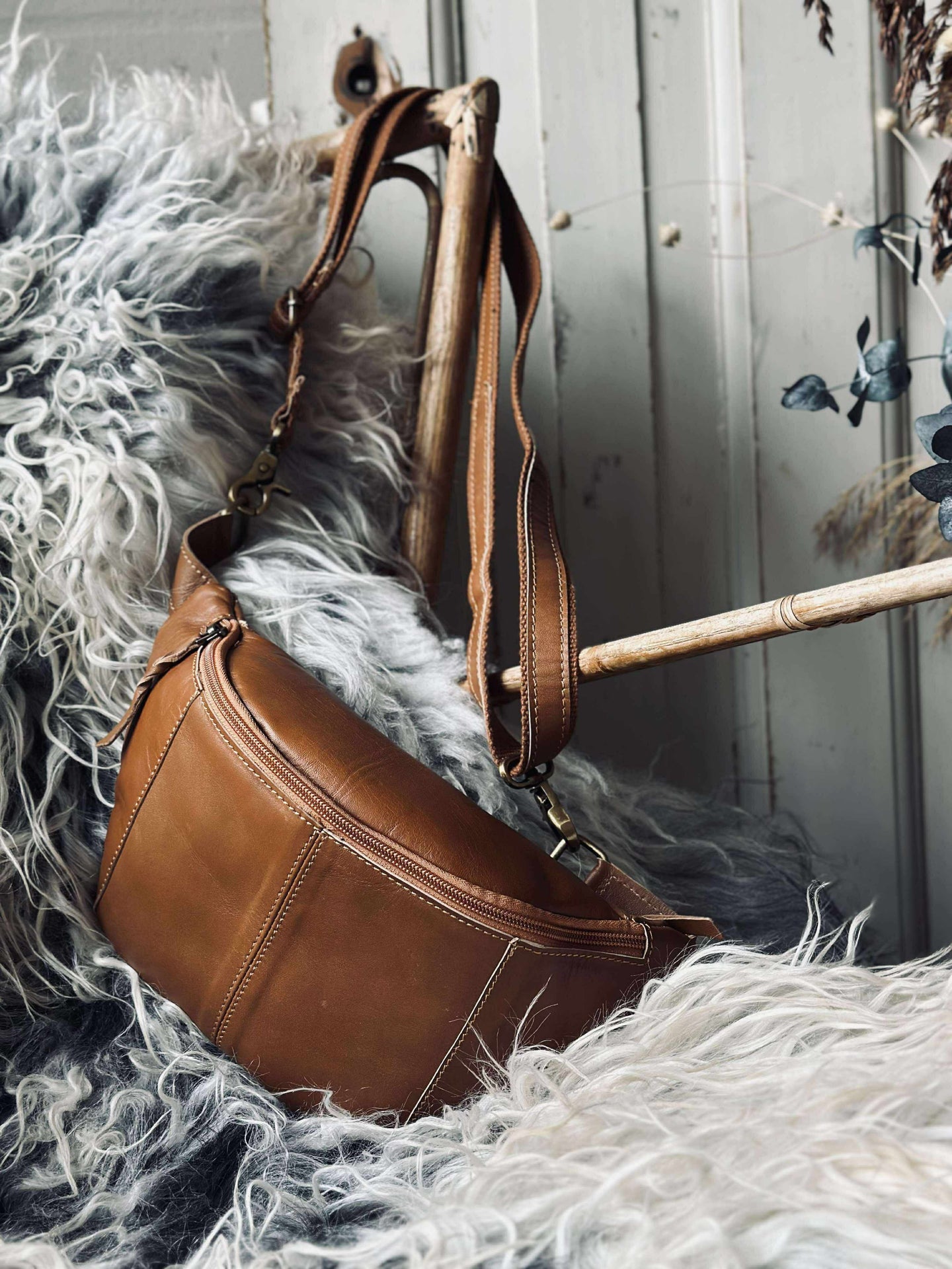 Bauchtasche Anna - Cognac