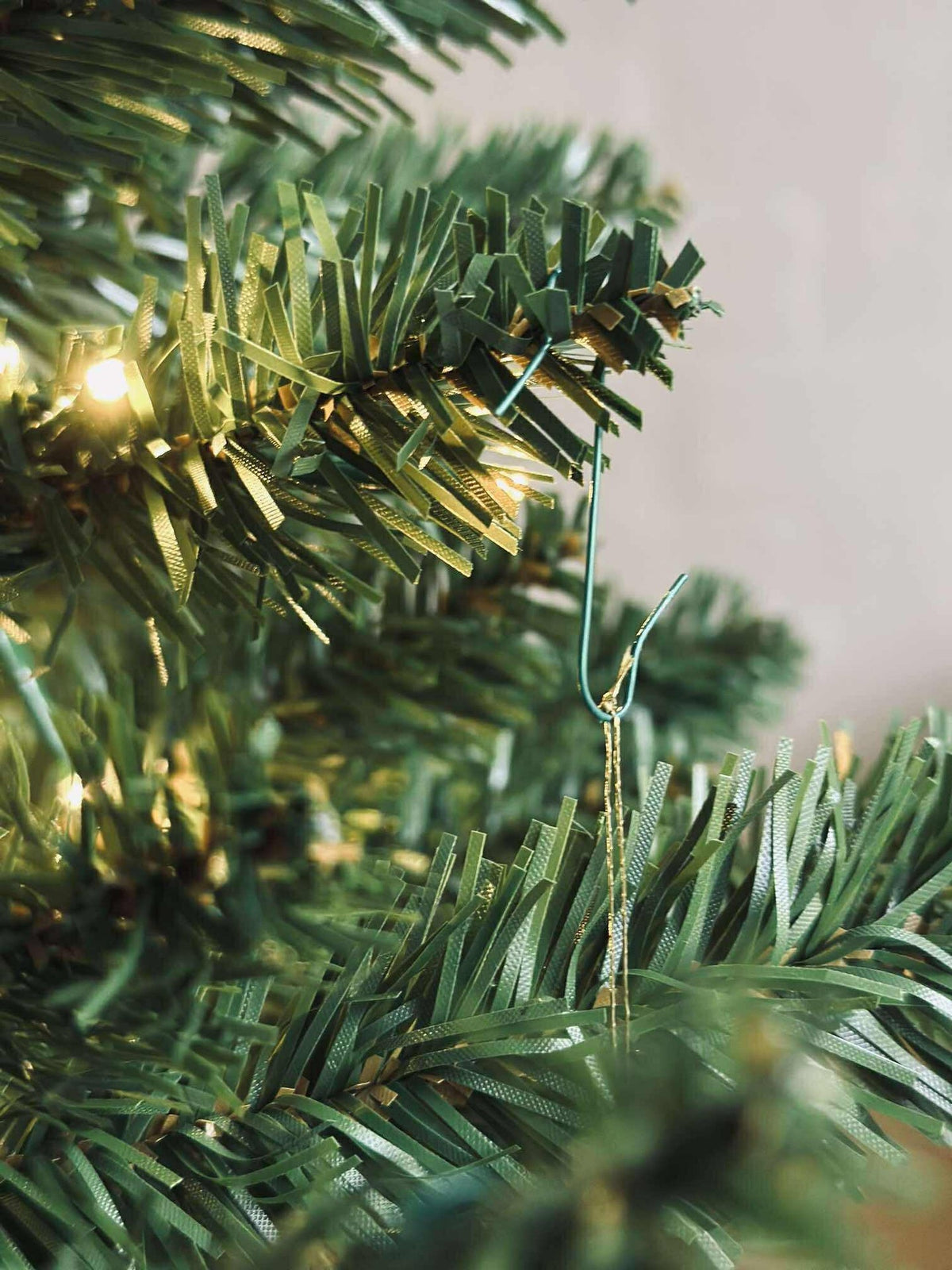 Haken zum Anbringen von Weihnachtsschmuck - Grün 50 Stk.