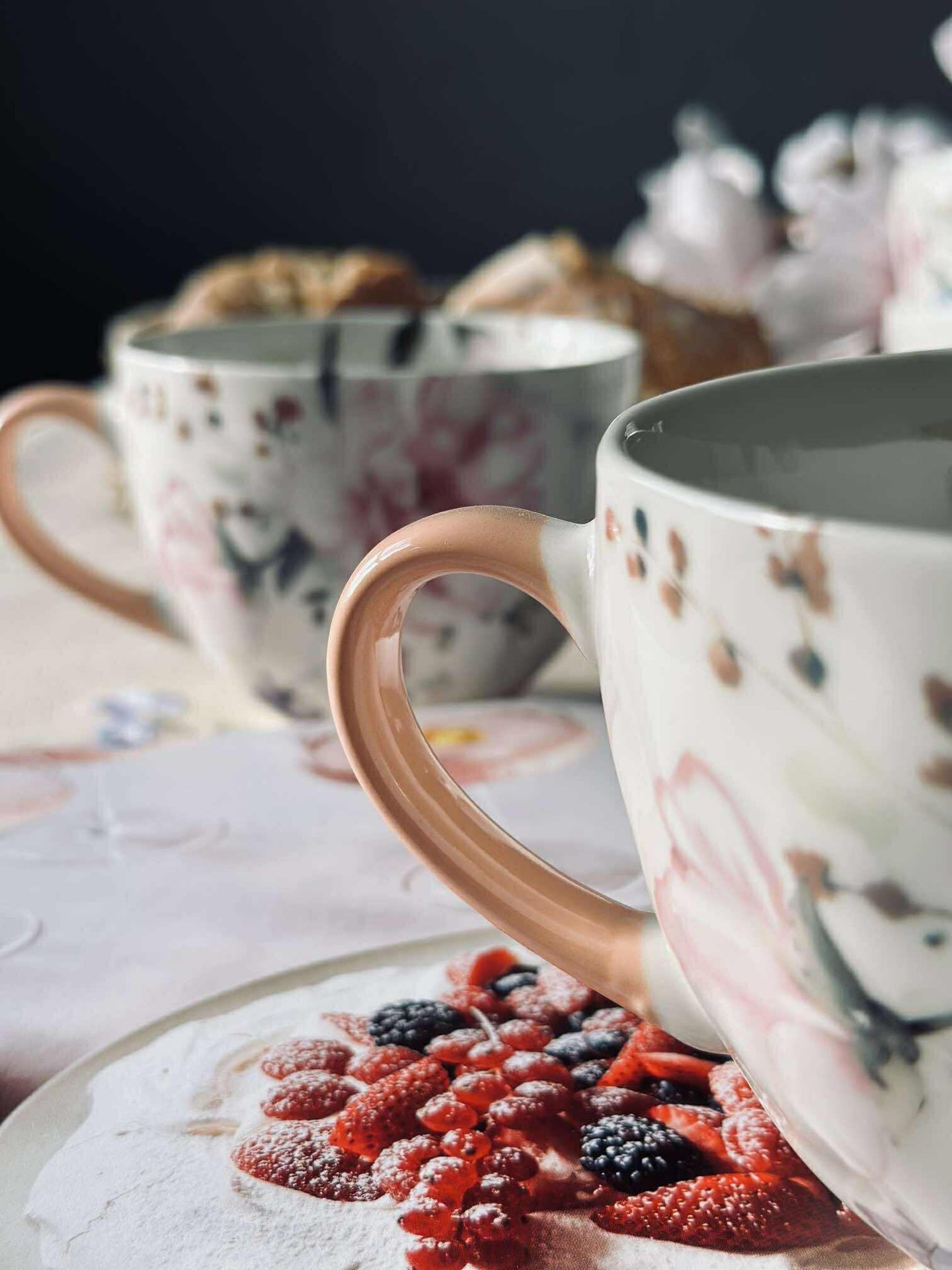 Becher Flora Rosa