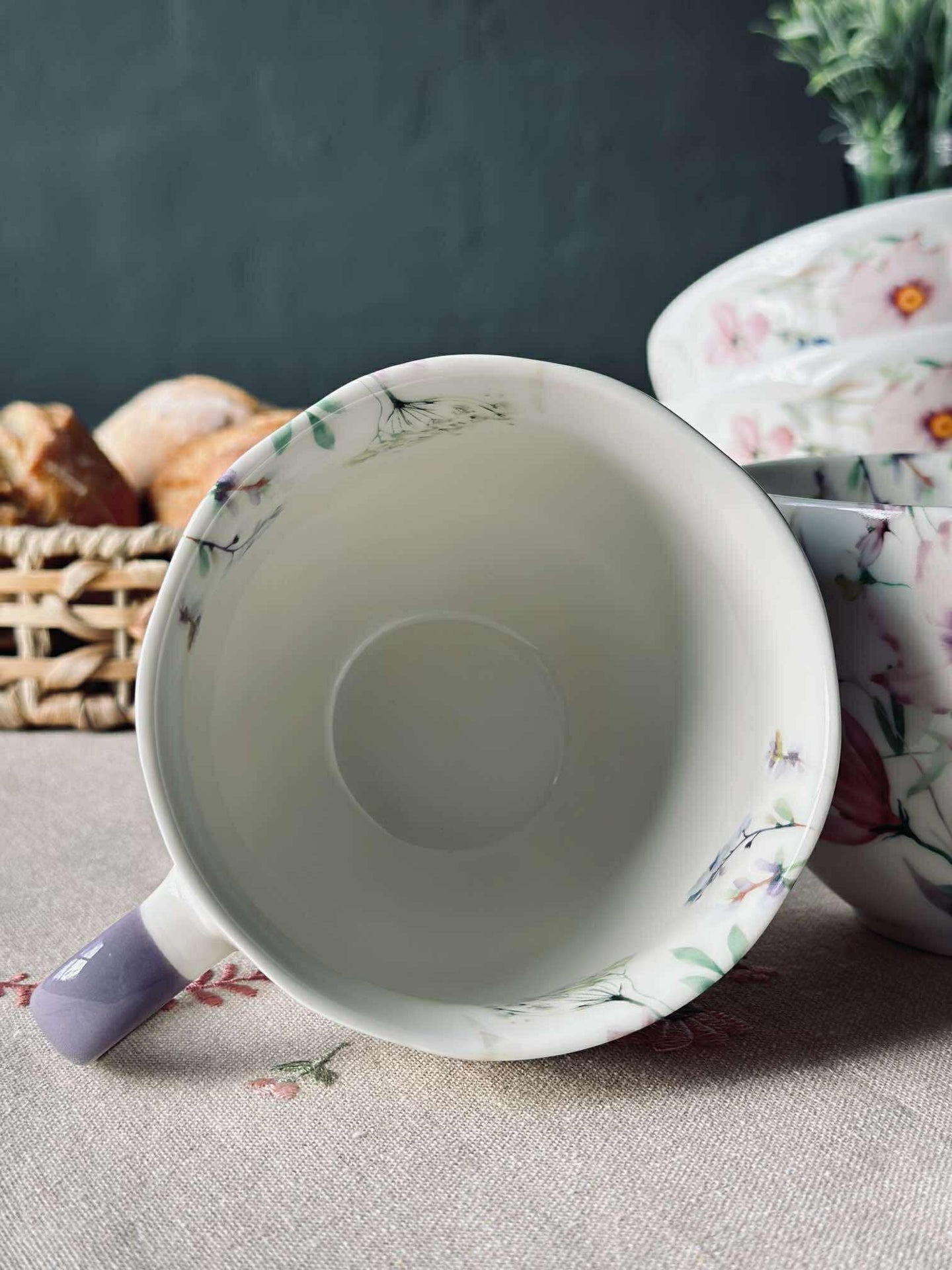 Becher Flora Lila