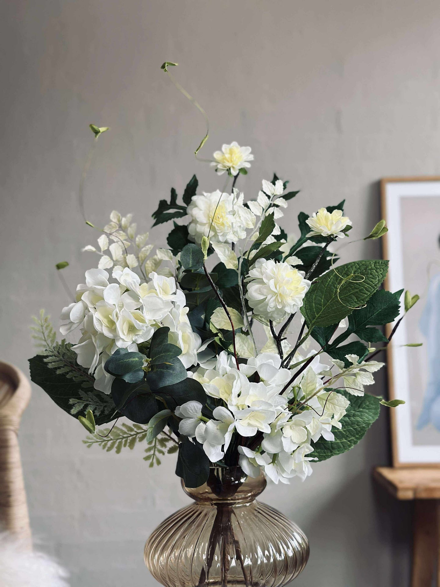 Blumenstrauß Hortensie - Weiß