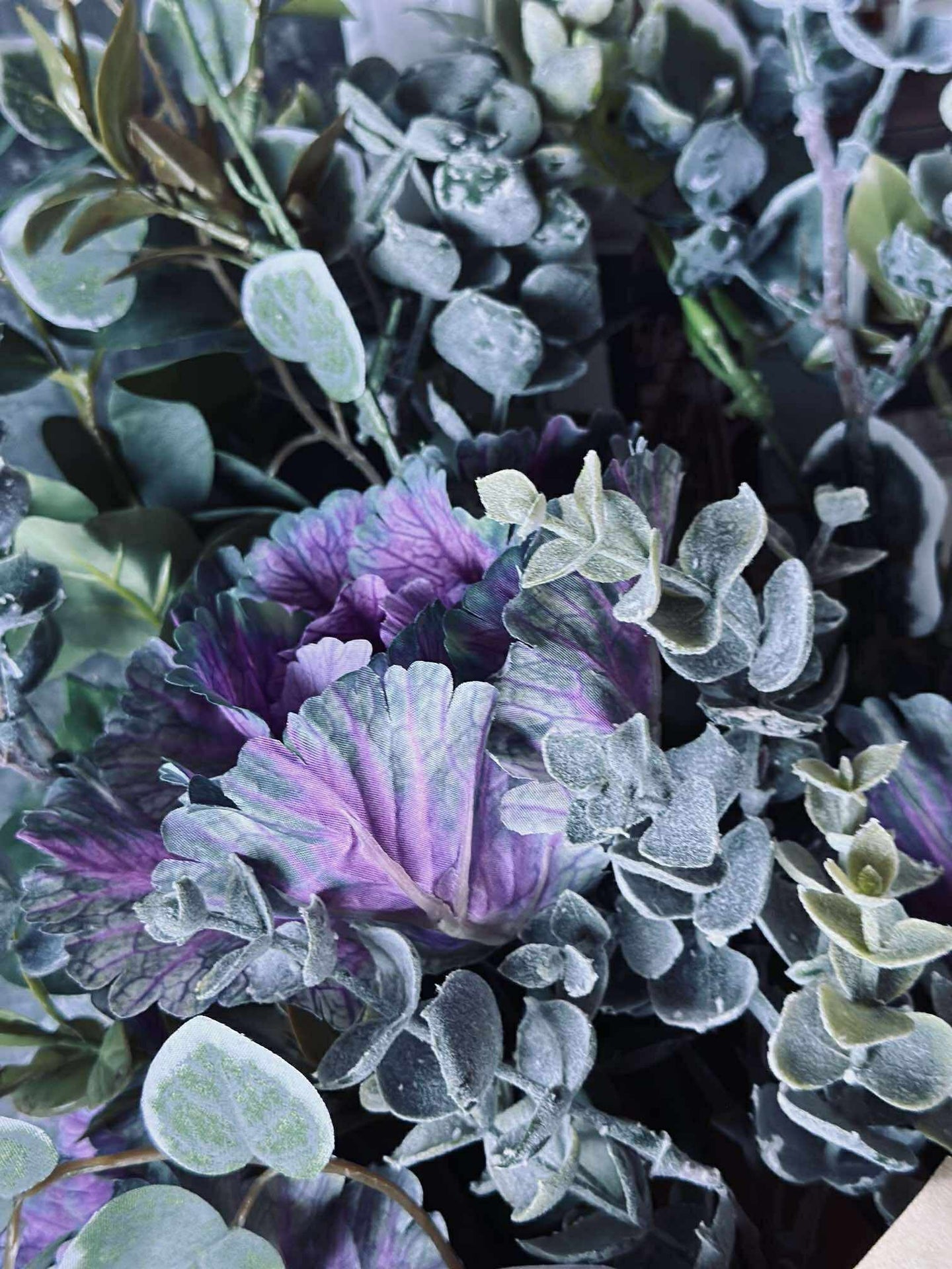 Bouquet - Grün / Lila