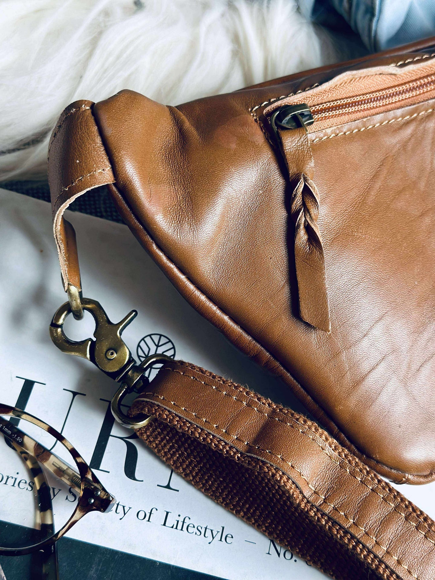 Bauchtasche Anna - Cognac