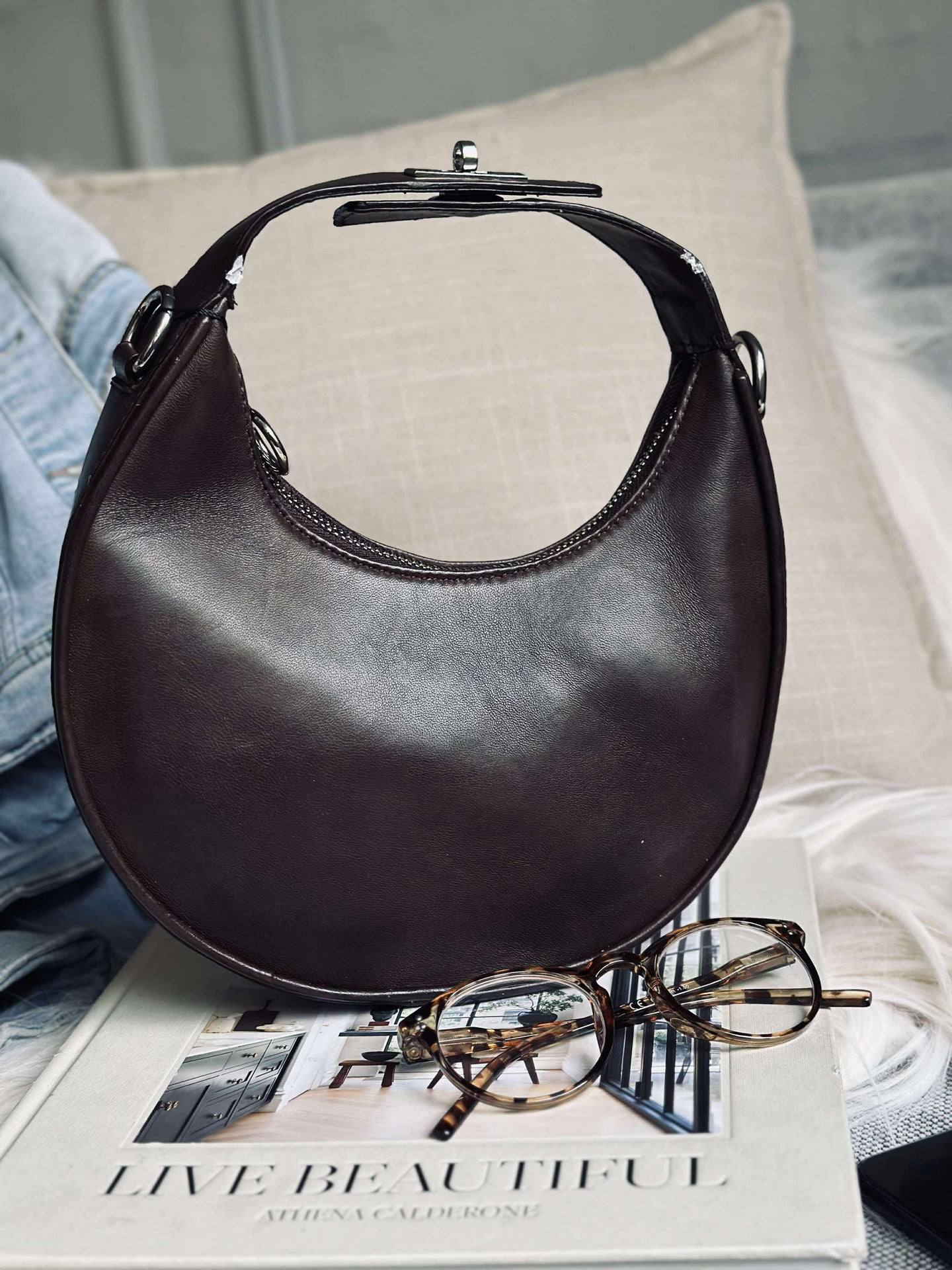 Handtasche Espresso