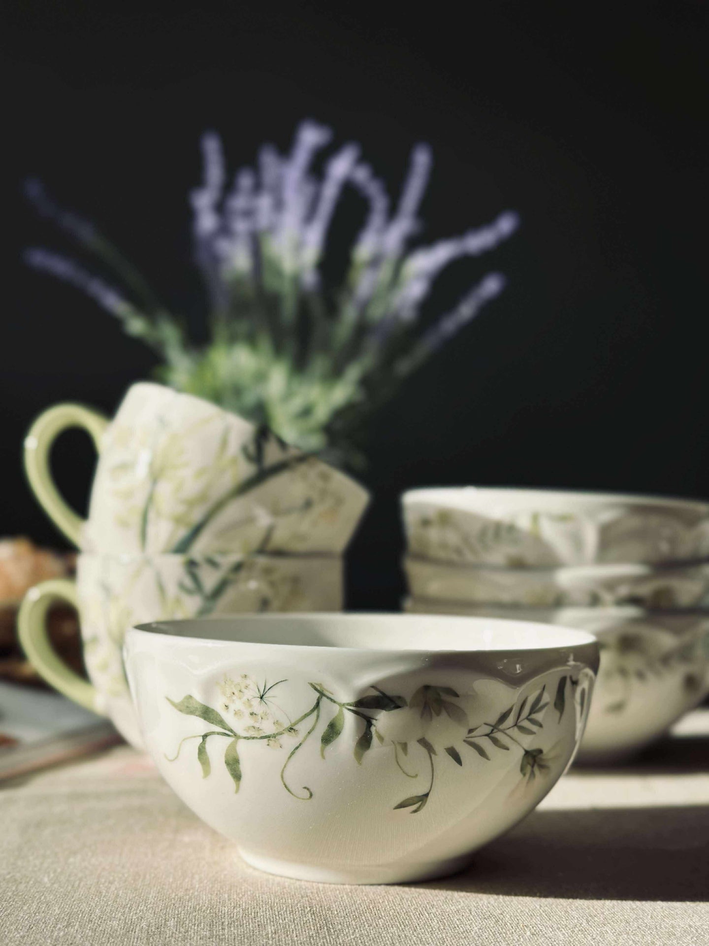 Becher Flora - Grün