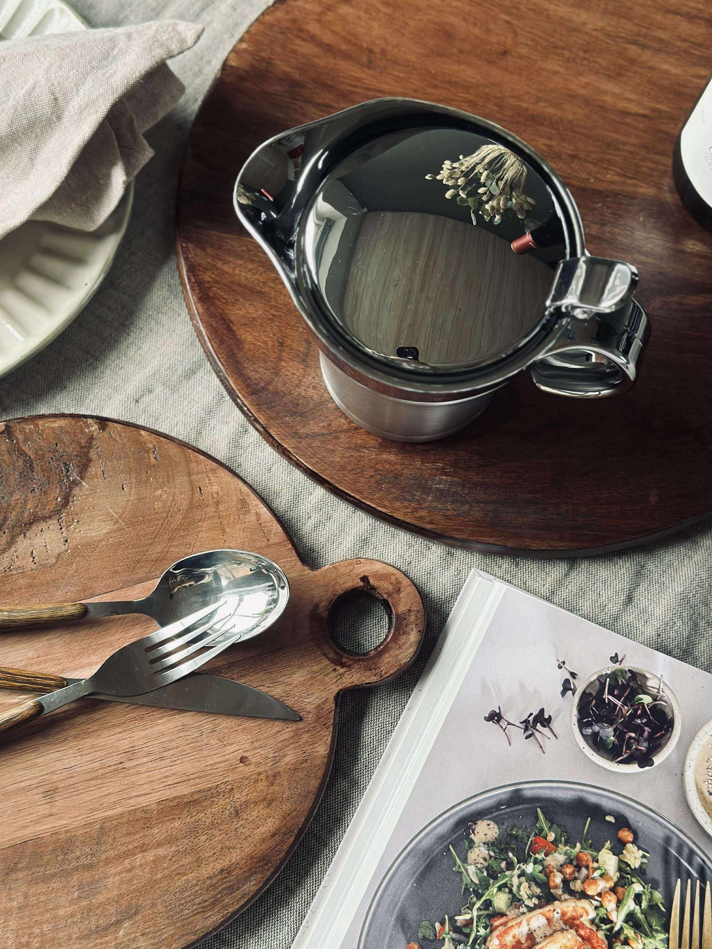 Sauciere mit Deckel - Doppelwandig