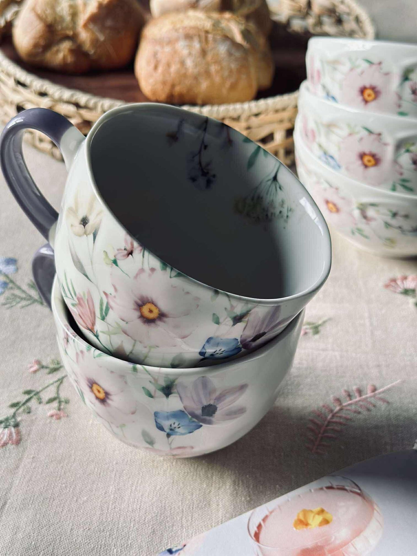 Becher Flora Lila
