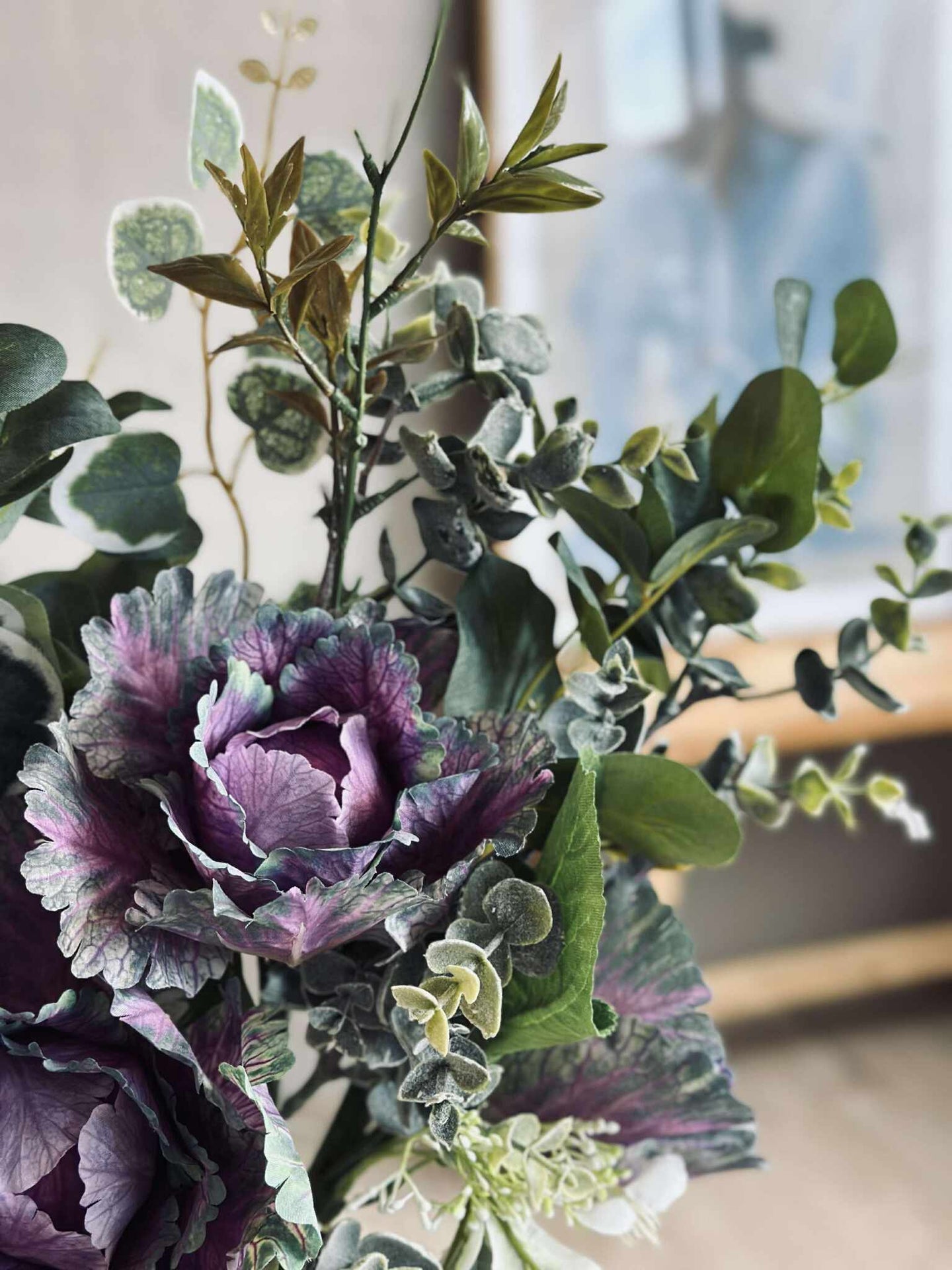 Bouquet - Grün / Lila