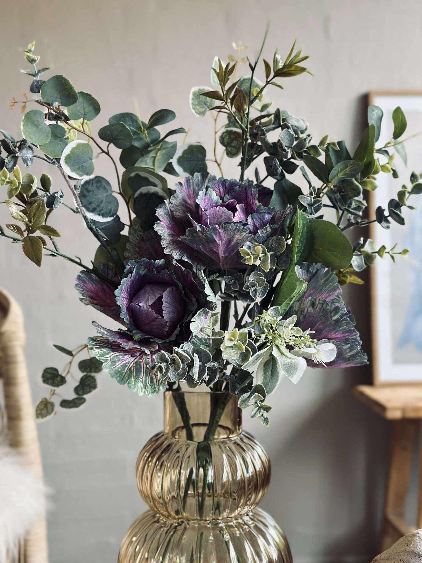 Bouquet - Grün / Lila