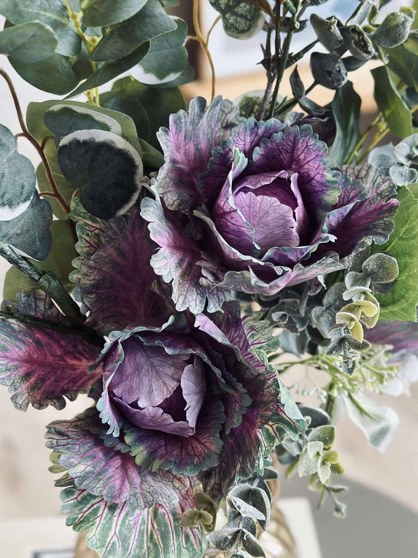 Bouquet - Grün / Lila
