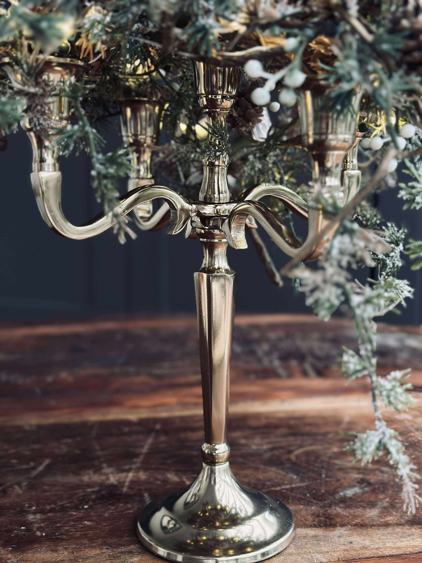 Kerzenständer Alu Gold - 5-armig