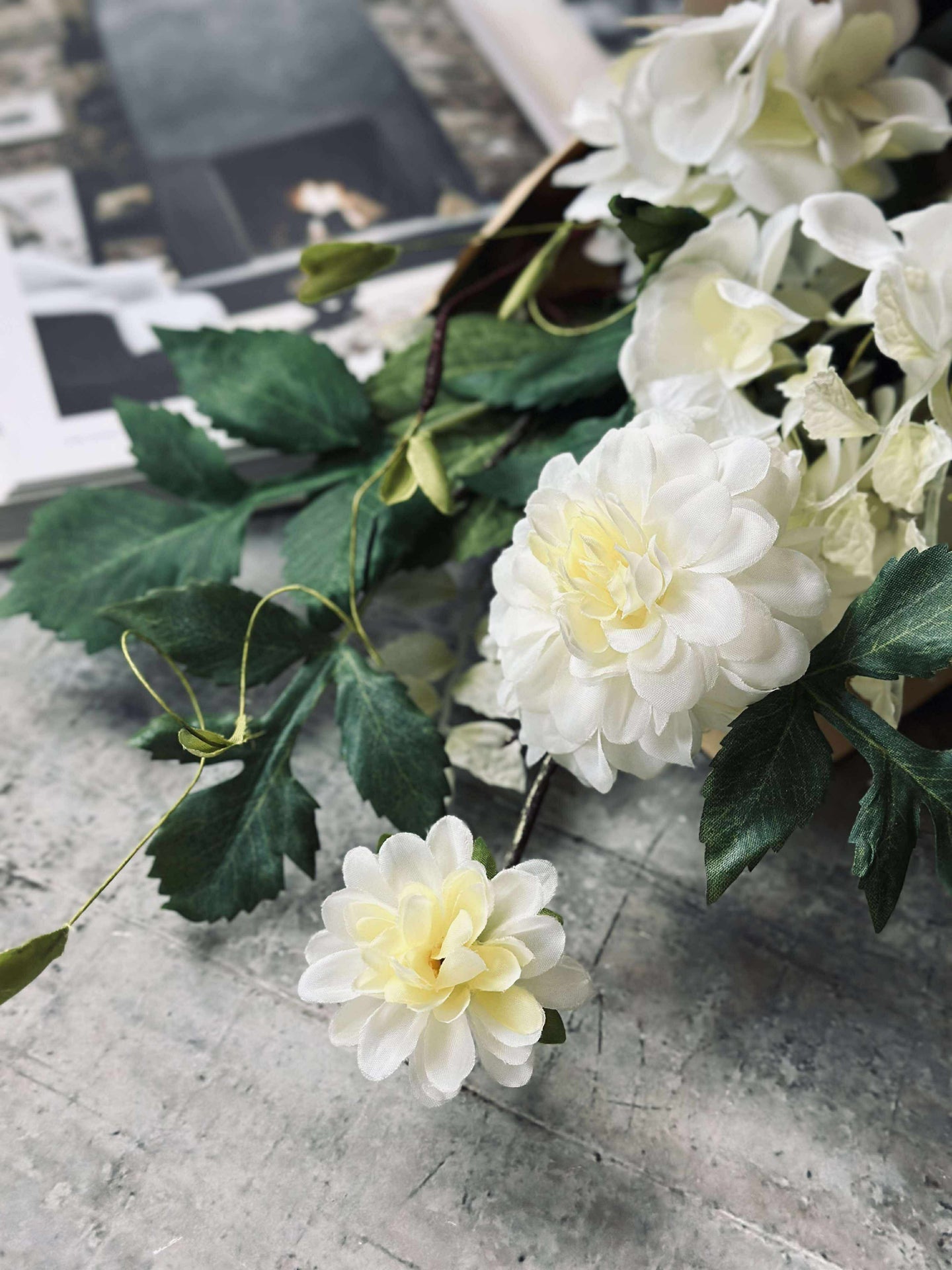 Blumenstrauß Hortensie - Weiß