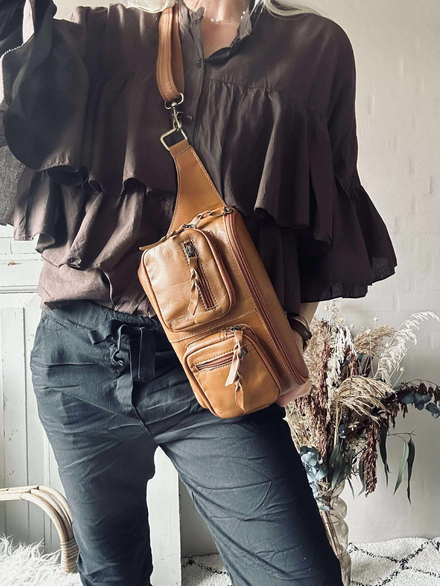 Gürteltasche Kaya - Cognac