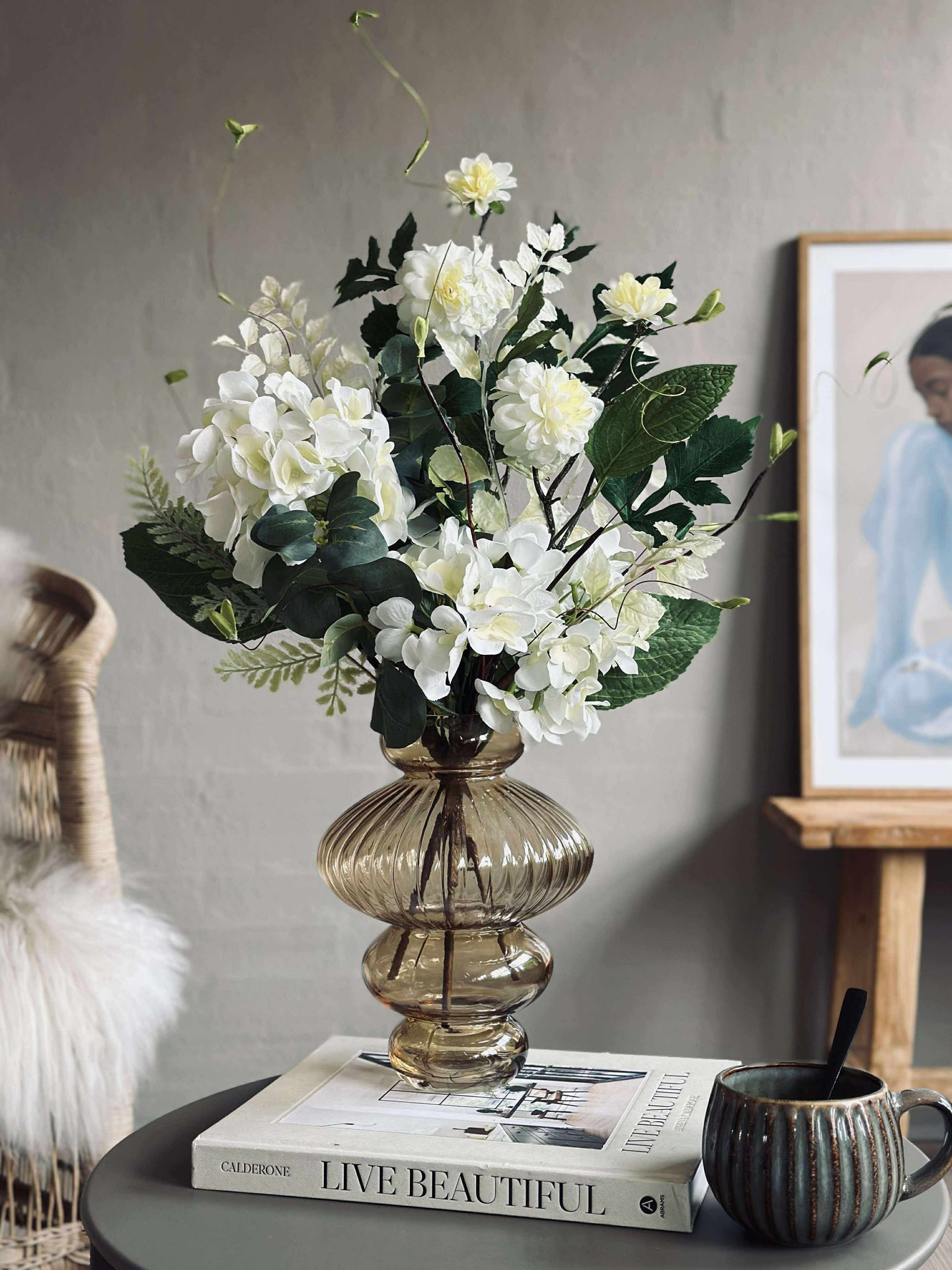Blumenstrauß Hortensie - Weiß