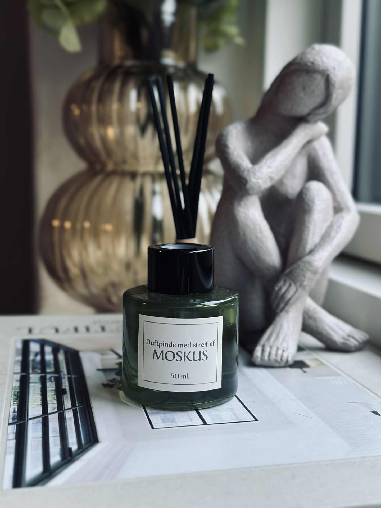 Duftstäbchen - Moschus 50 ml - Olivfarbe