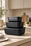 Opbevaringsbøtter Black – Set mit 3 Stück