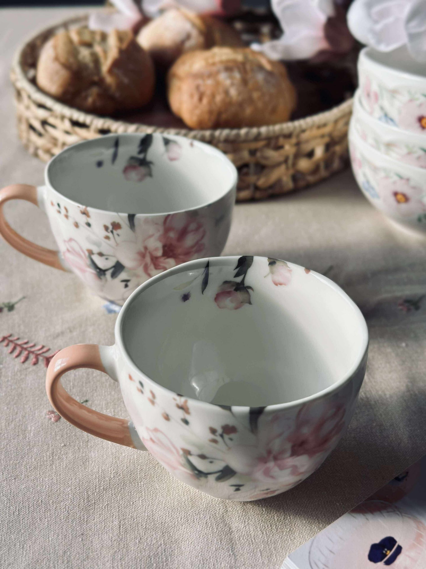 Becher Flora Rosa