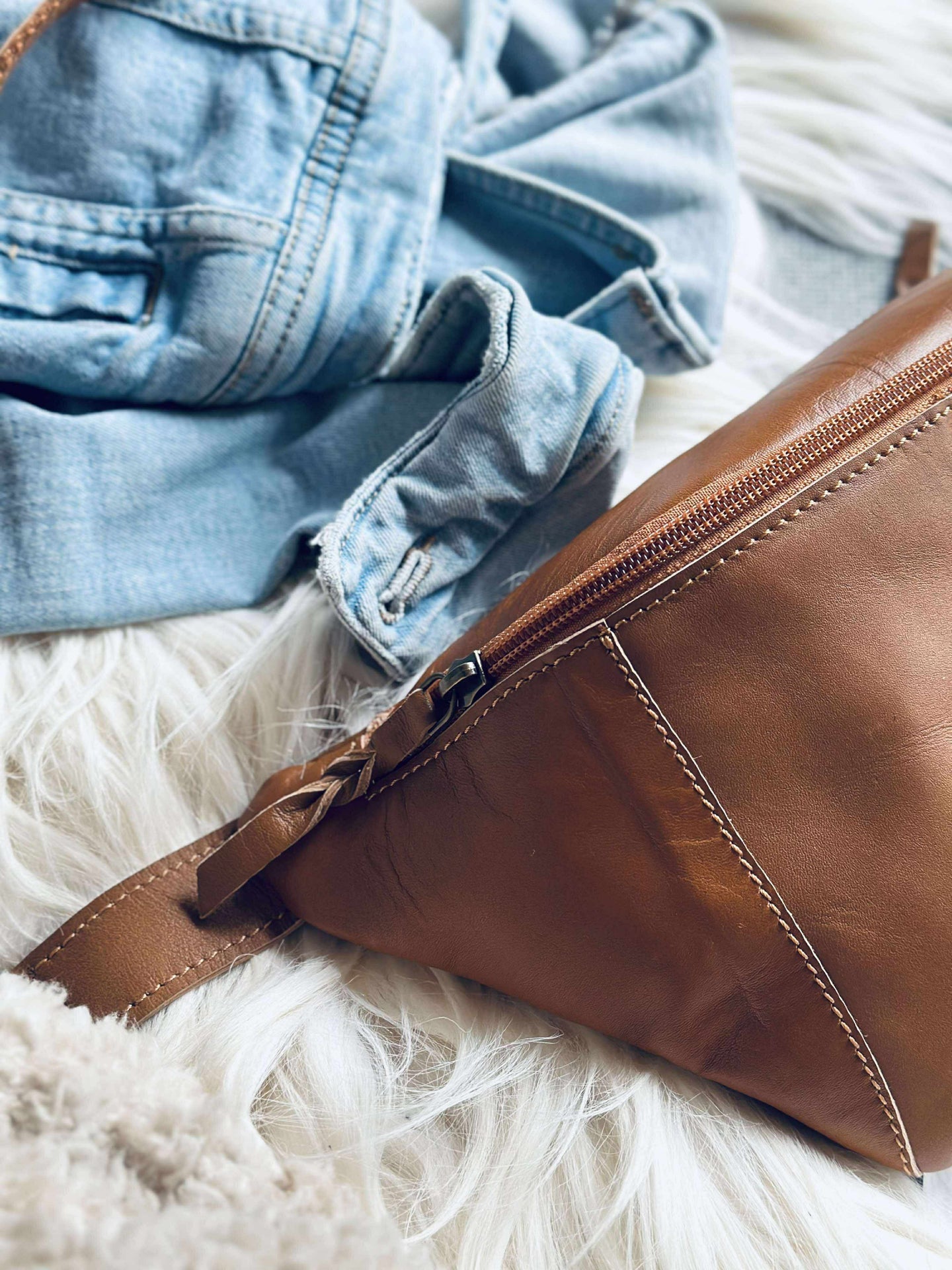 Bauchtasche Anna - Cognac