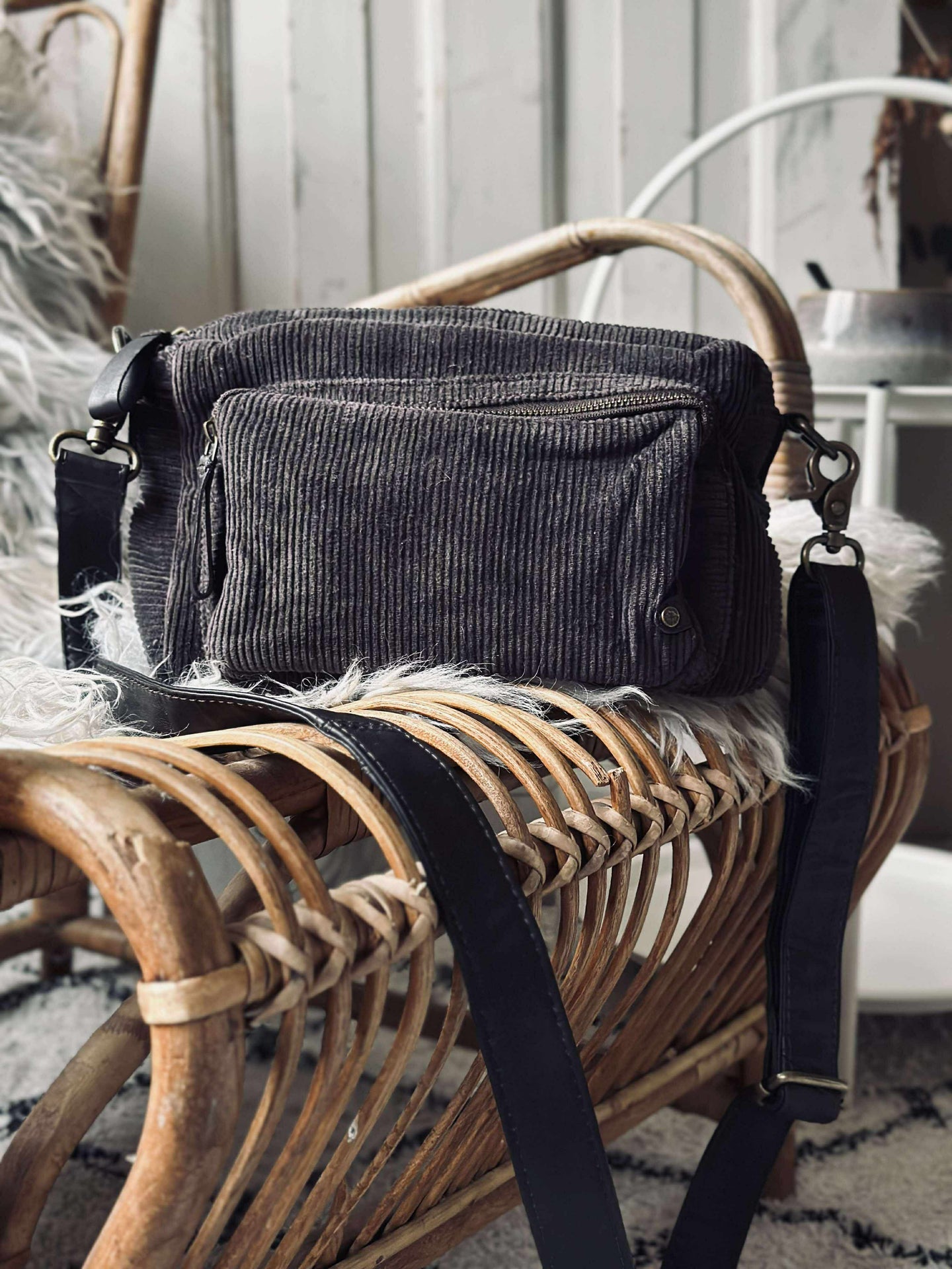 Crossbody Brown Cord