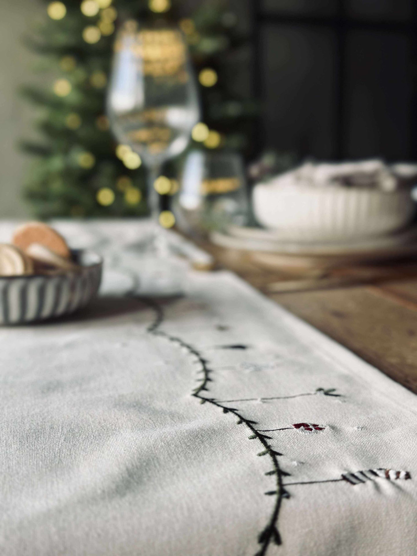 Tischläufer Weihnachten - 40x140 cm